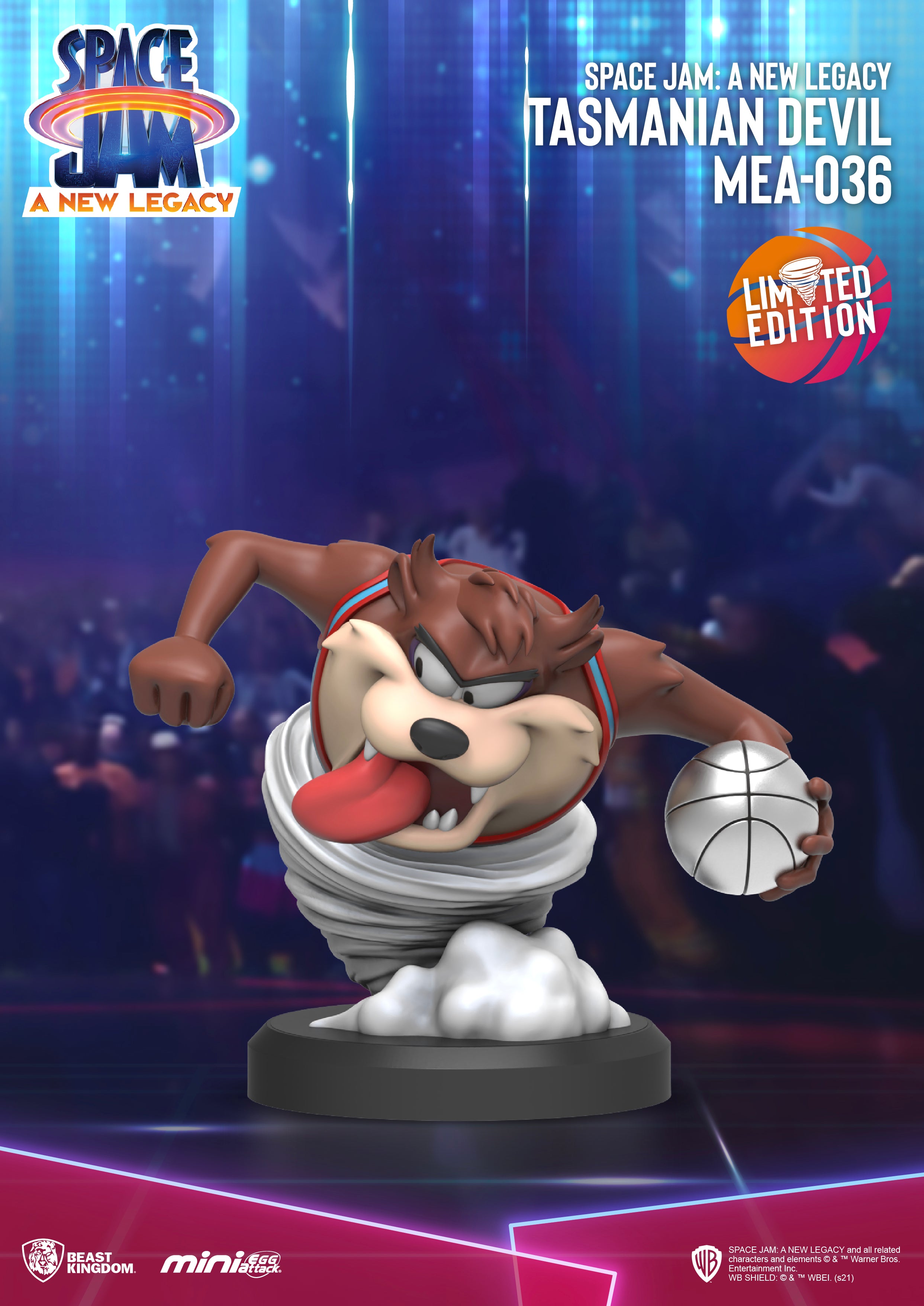 Beast Kingdom MEA-036 Warner Bros. Space Jam: A New Legacy Series Taz Mini Egg Attack Figure