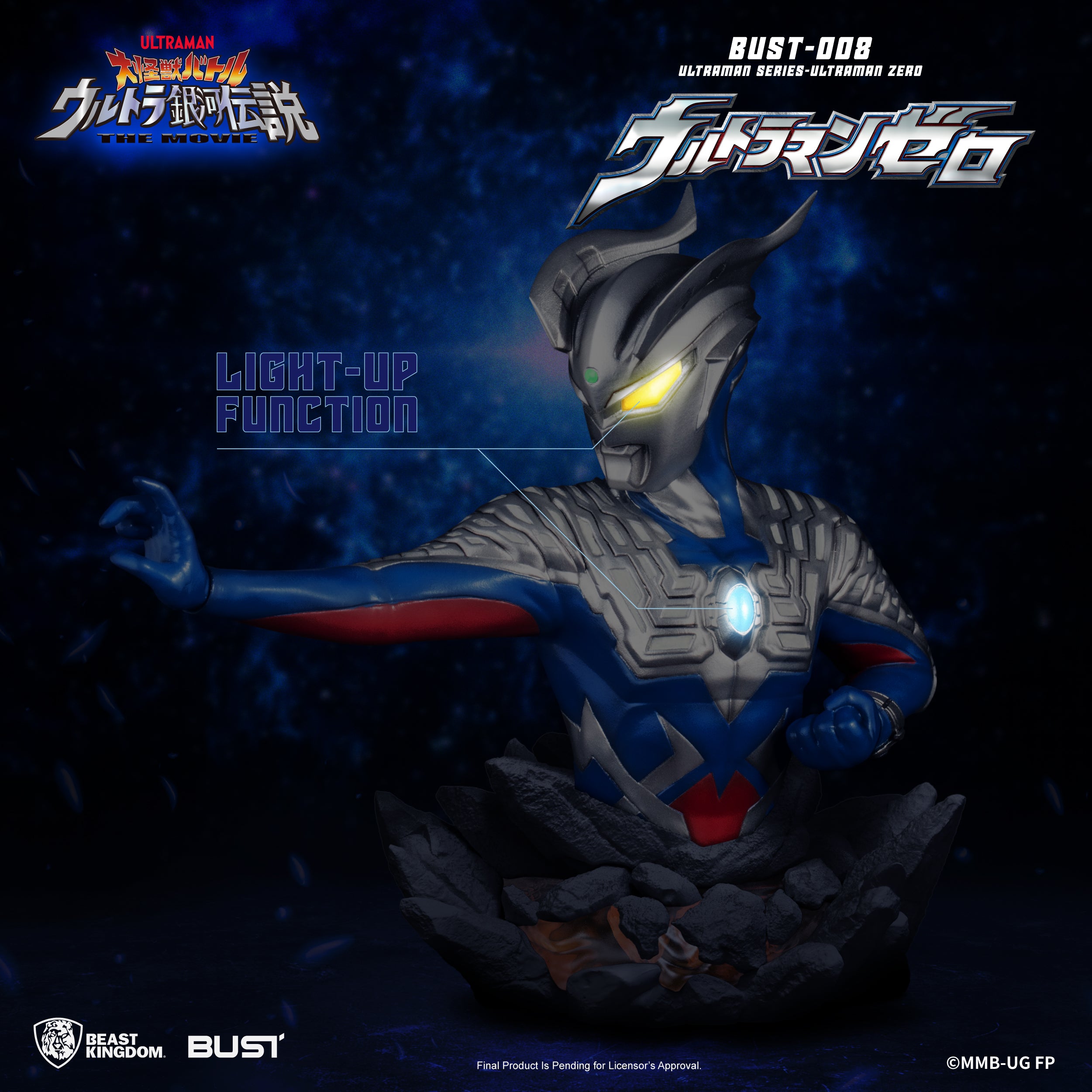 Beast Kingdom BUST-008 Tsuburaya: Ultraman Series-Ultraman Zero