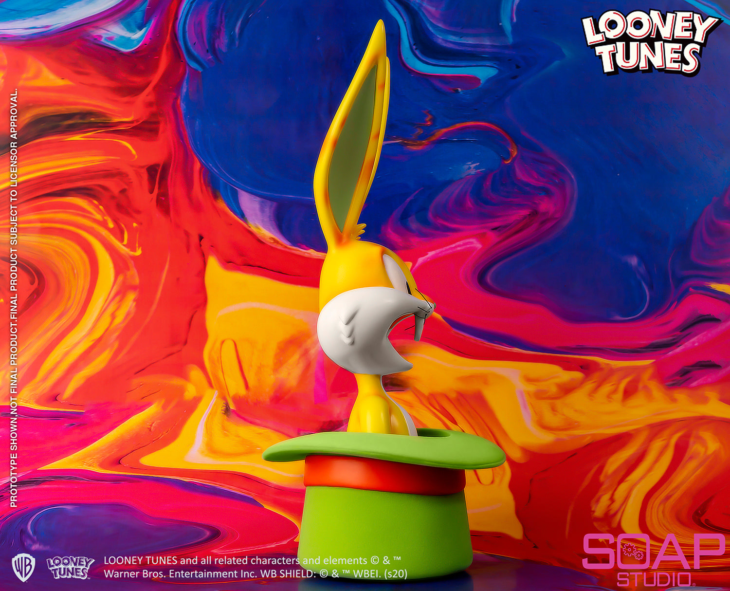 Soap Studio CA105P Looney Tunes - Bugs Bunny Tophat Bust (Pop-Art)