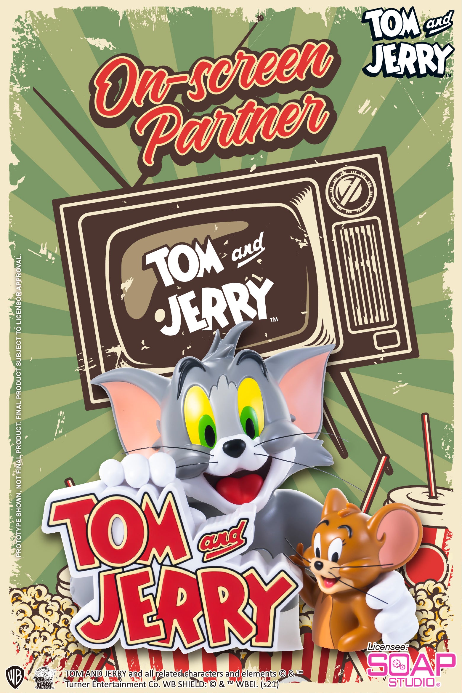 Soap Studio CA136 Tom and Jerry: On Screen Partner Figure Statue