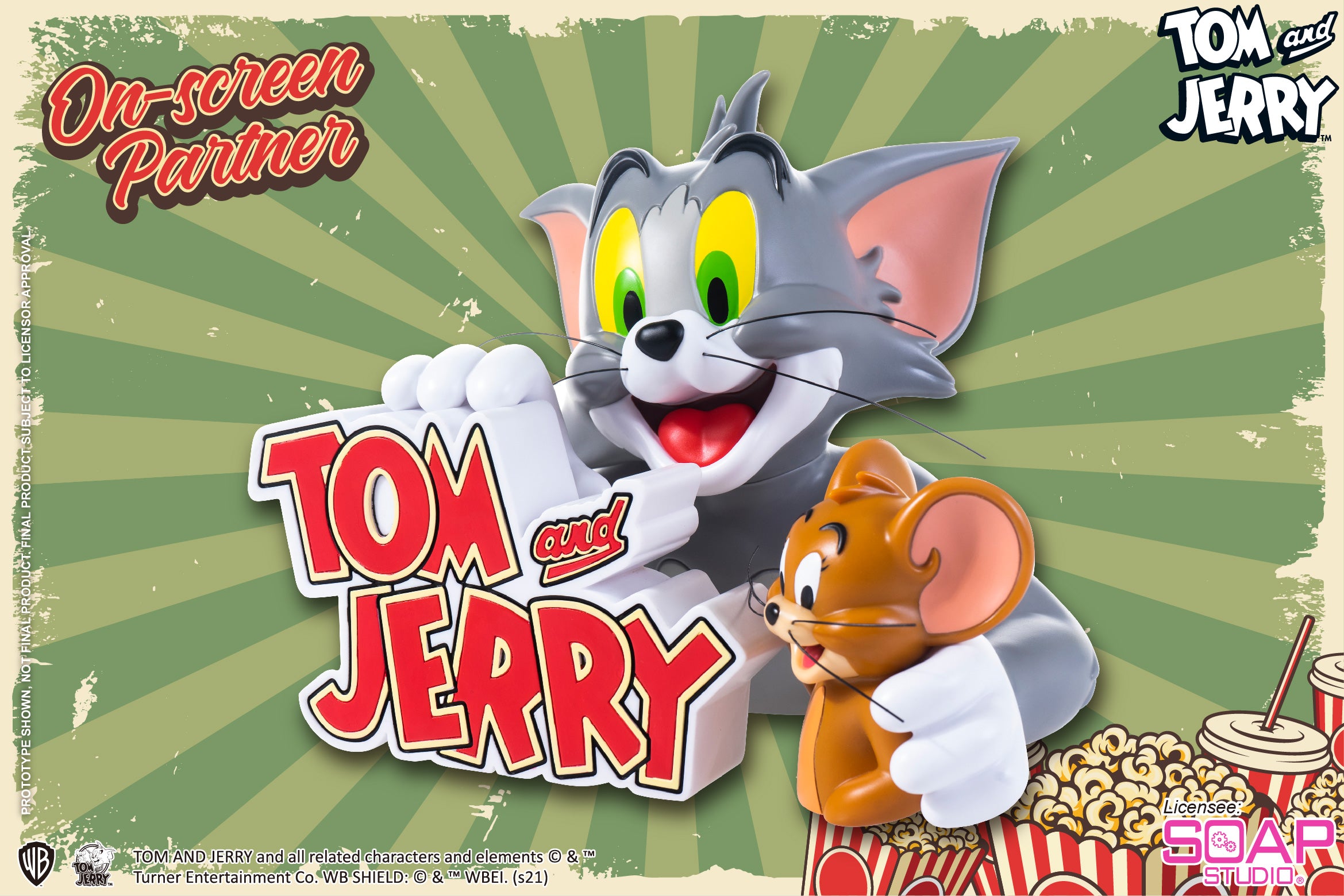 Soap Studio CA136 Tom and Jerry: On Screen Partner Figure Statue
