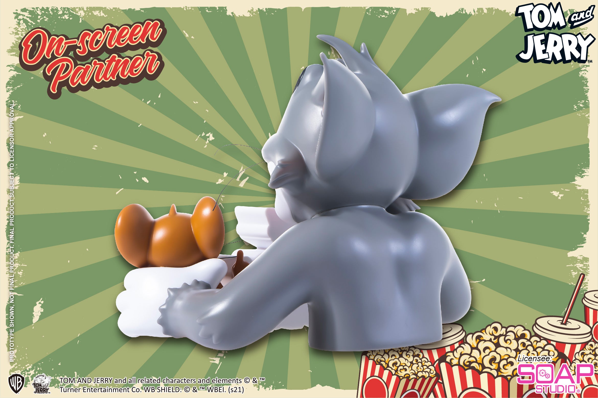 Soap Studio CA136 Tom and Jerry: On Screen Partner Figure Statue