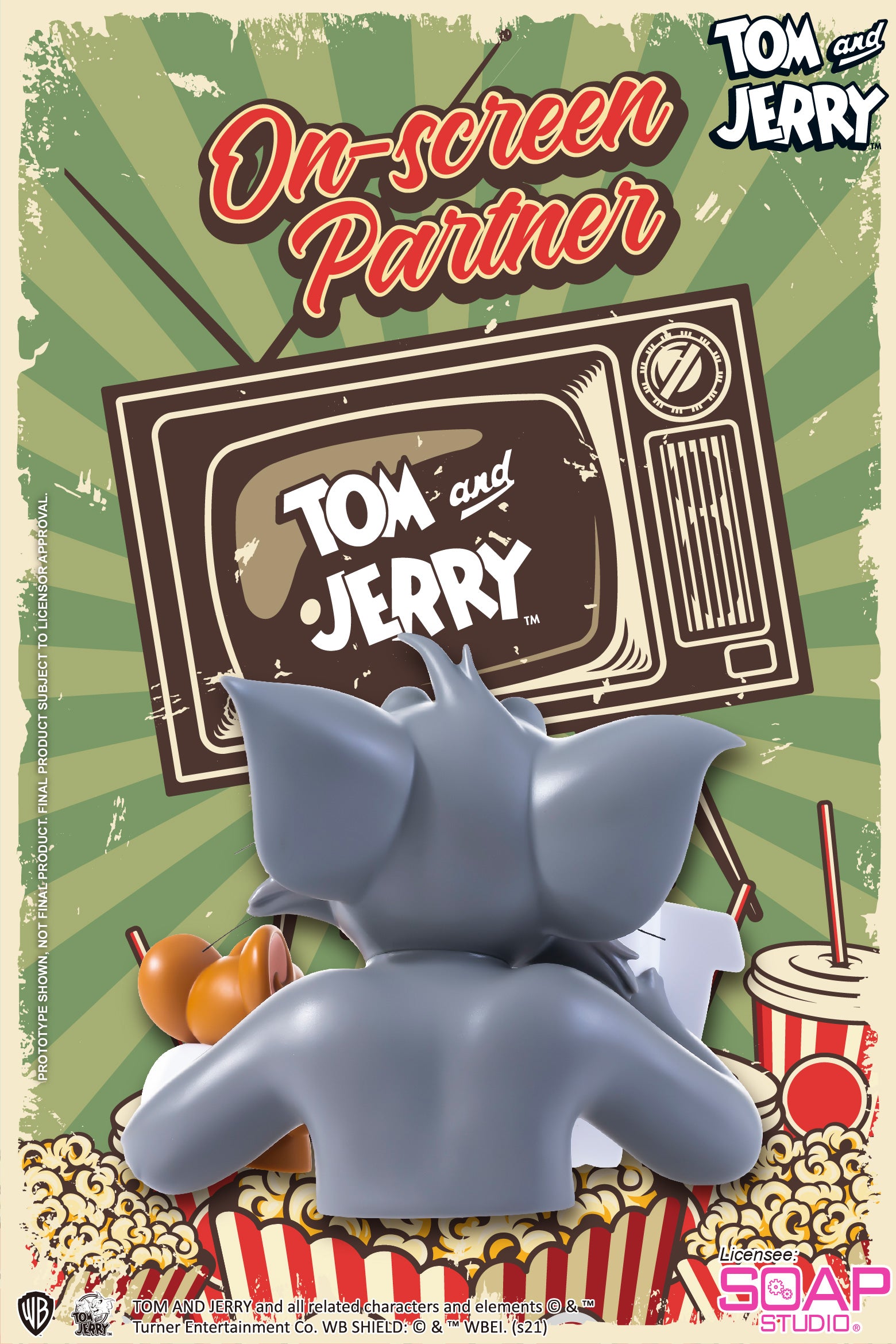 Soap Studio CA136 Tom and Jerry: On Screen Partner Figure Statue