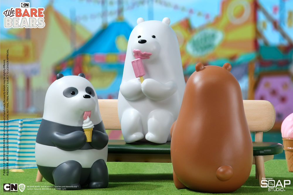 Soap Studio CA171 We Bare Bears: Ice Cream Lovers Ice Bear Ver. Figure Statue