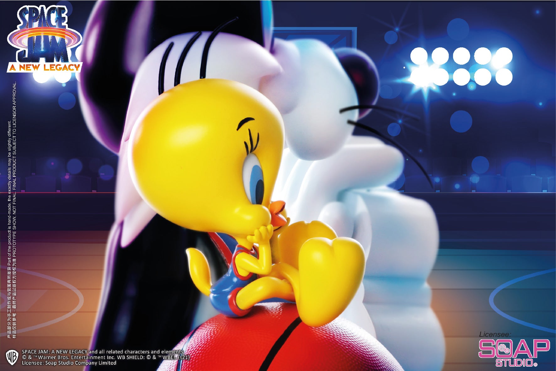 Soap Studio CA183 Space Jam 2 A New Legacy: Sylvester & Tweety Bust Figure Statue
