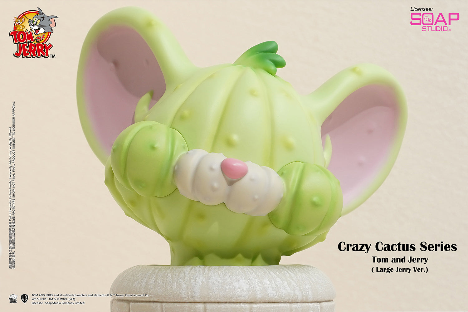 Soap Studio CA273  Tom and Jerry – Crazy Cactus Figure (Large Jerry Ver.)
