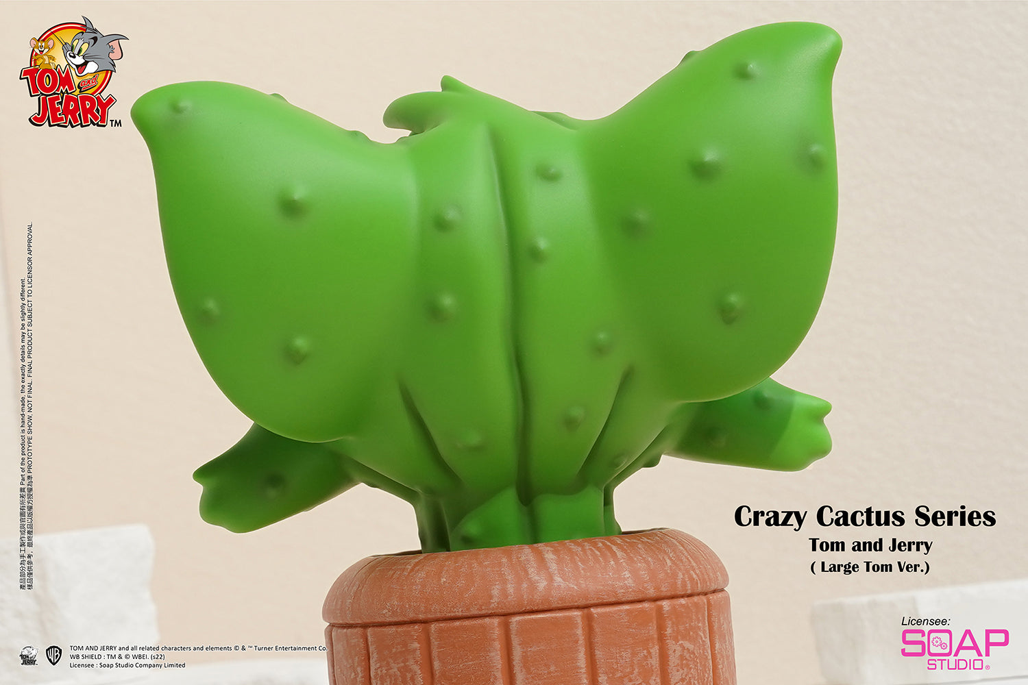 Soap Studio CA272 Tom and Jerry - Crazy Cactus Figure (Large Tom Ver.)