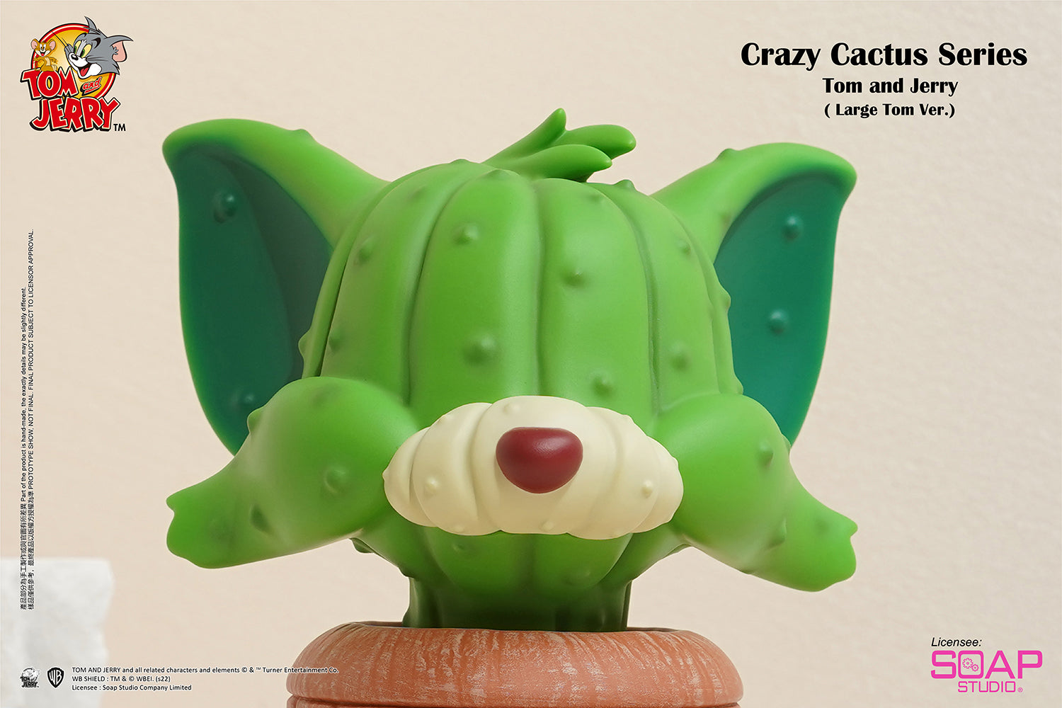 Soap Studio CA272 Tom and Jerry - Crazy Cactus Figure (Large Tom Ver.)