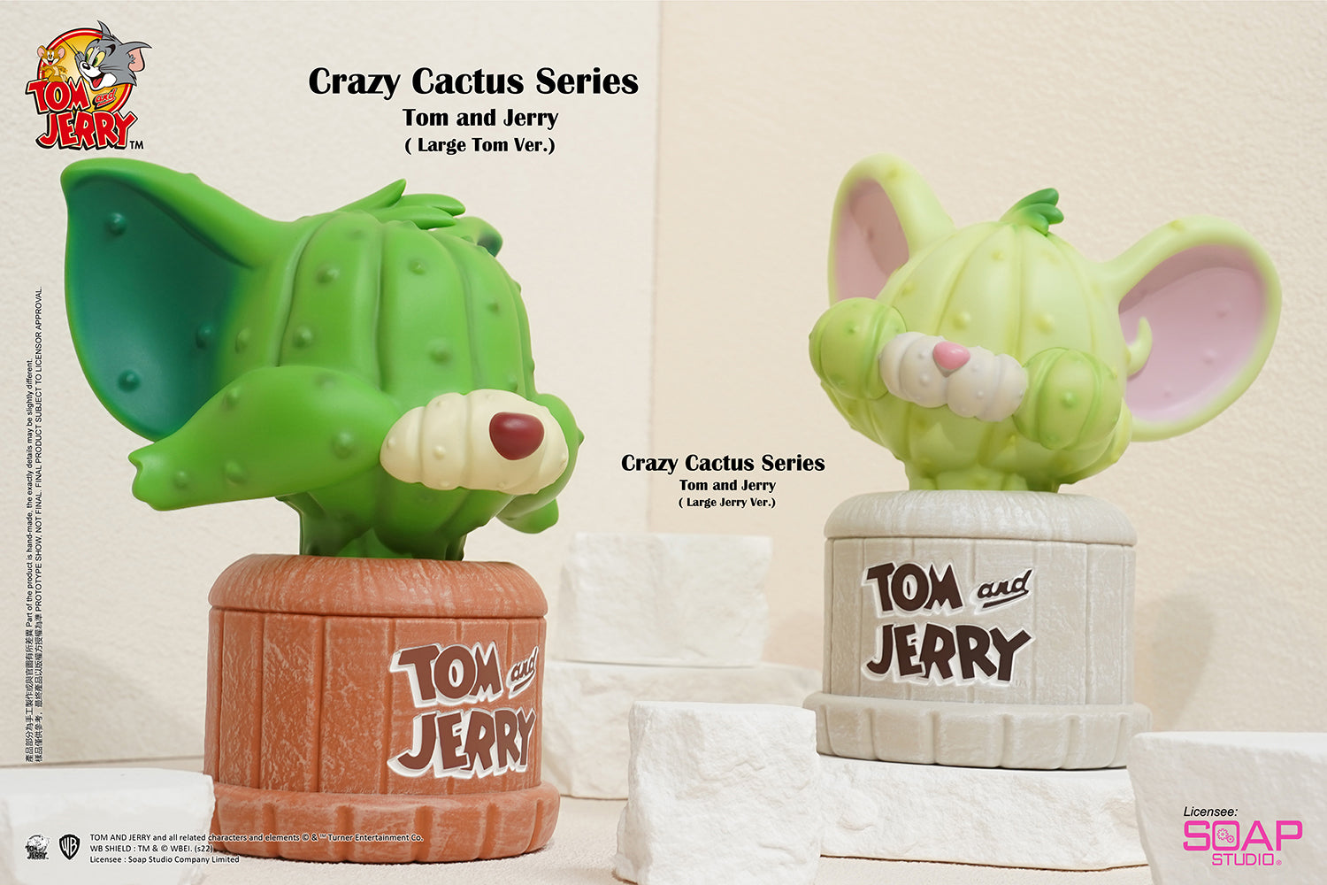 Soap Studio CA273  Tom and Jerry – Crazy Cactus Figure (Large Jerry Ver.)