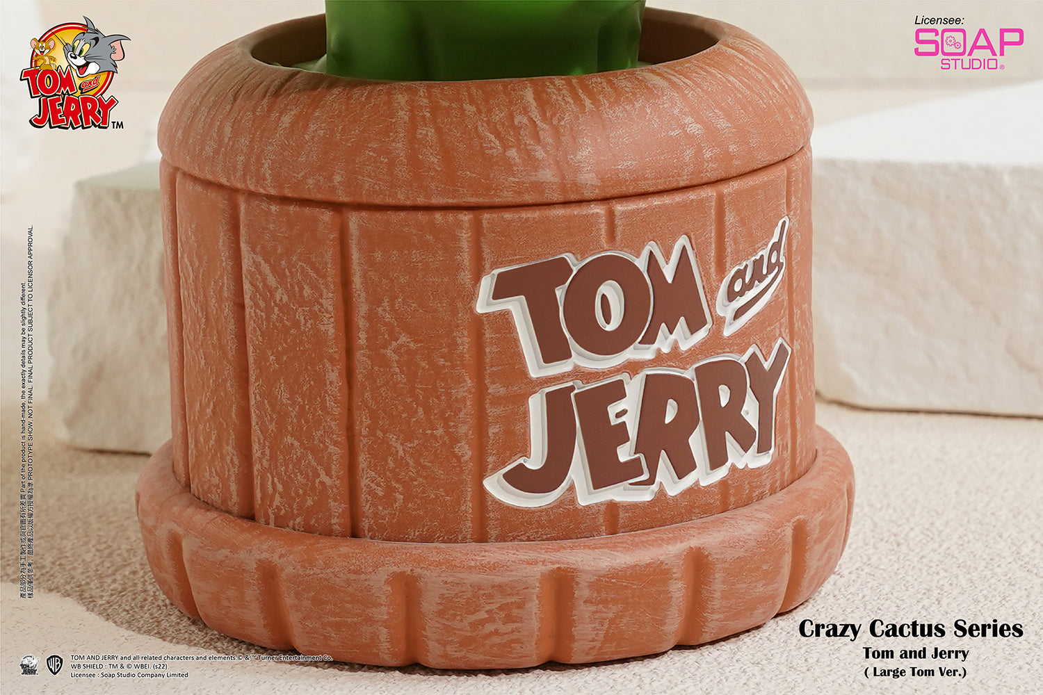 Soap Studio CA272 Tom and Jerry - Crazy Cactus Figure (Large Tom Ver.)