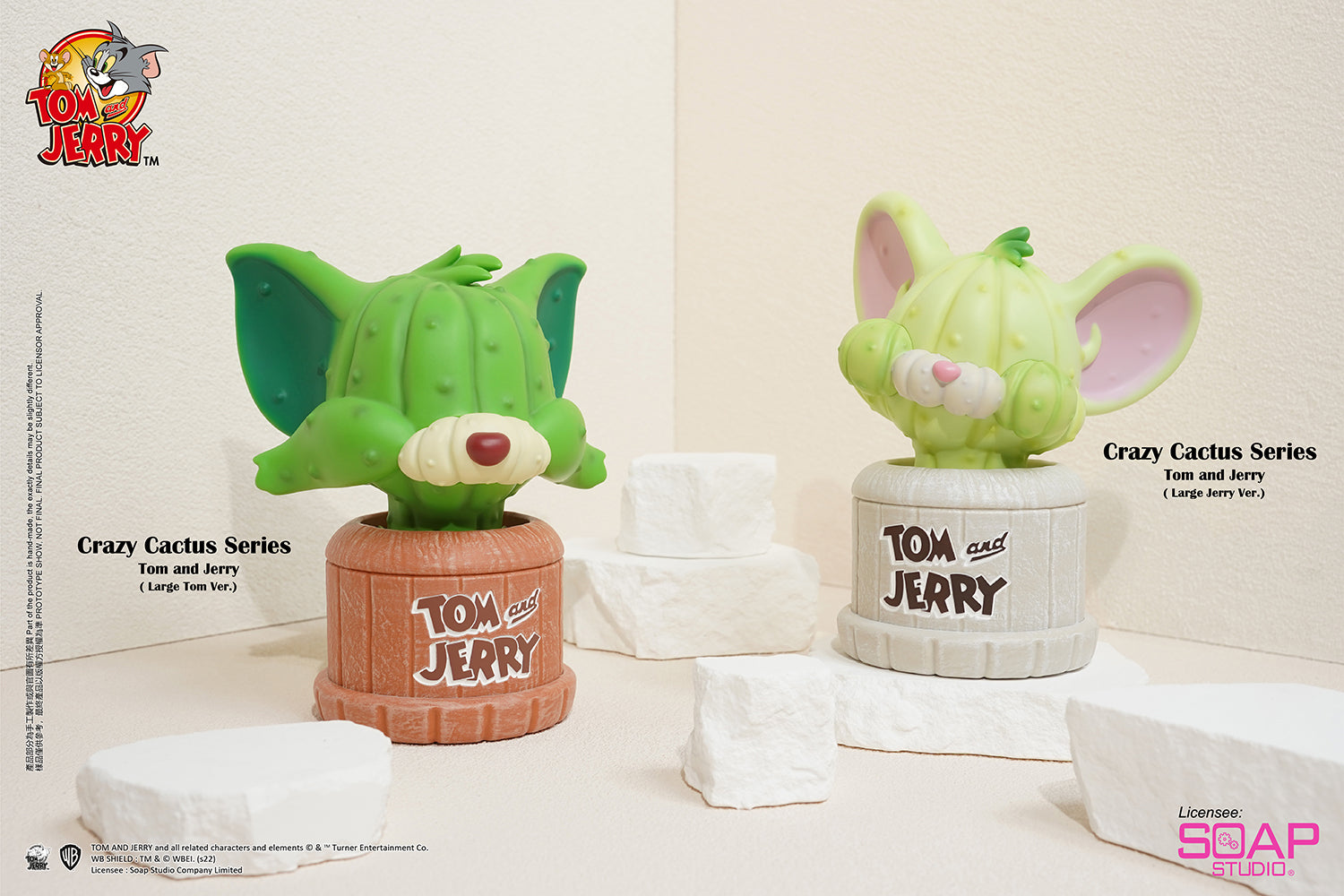 Soap Studio CA273  Tom and Jerry – Crazy Cactus Figure (Large Jerry Ver.)