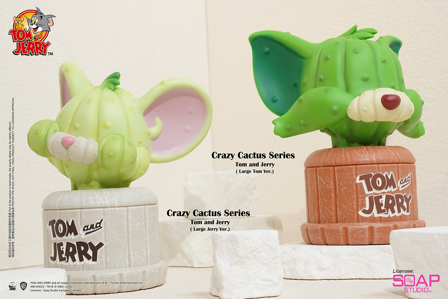 Soap Studio CA272 Tom and Jerry - Crazy Cactus Figure (Large Tom Ver.)