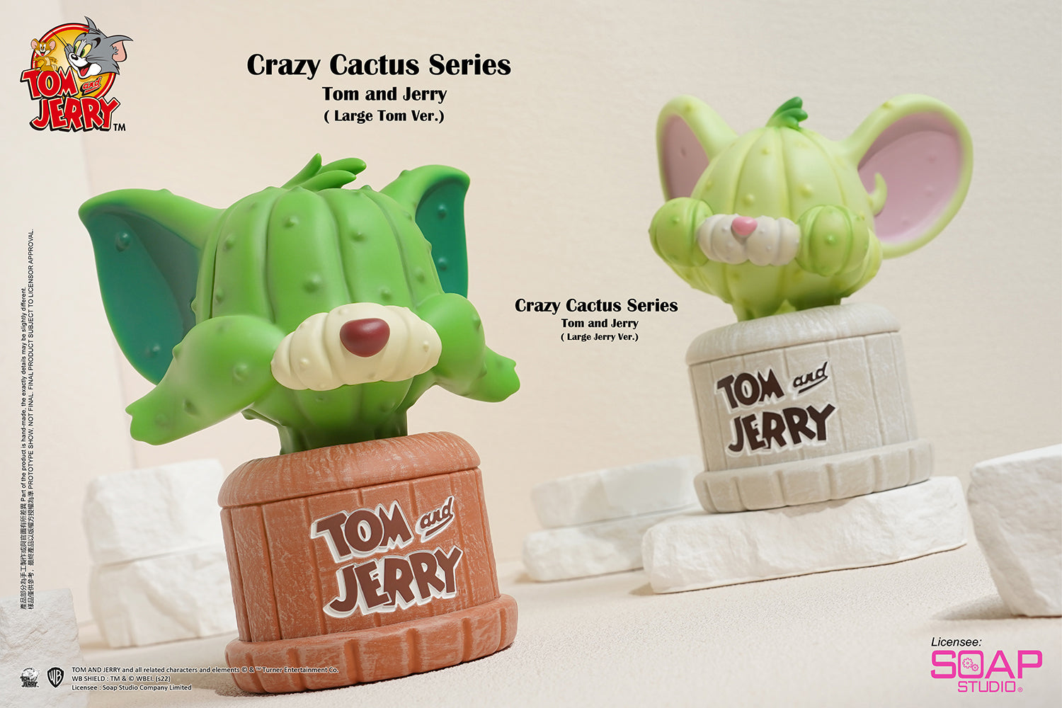 Soap Studio CA273  Tom and Jerry – Crazy Cactus Figure (Large Jerry Ver.)