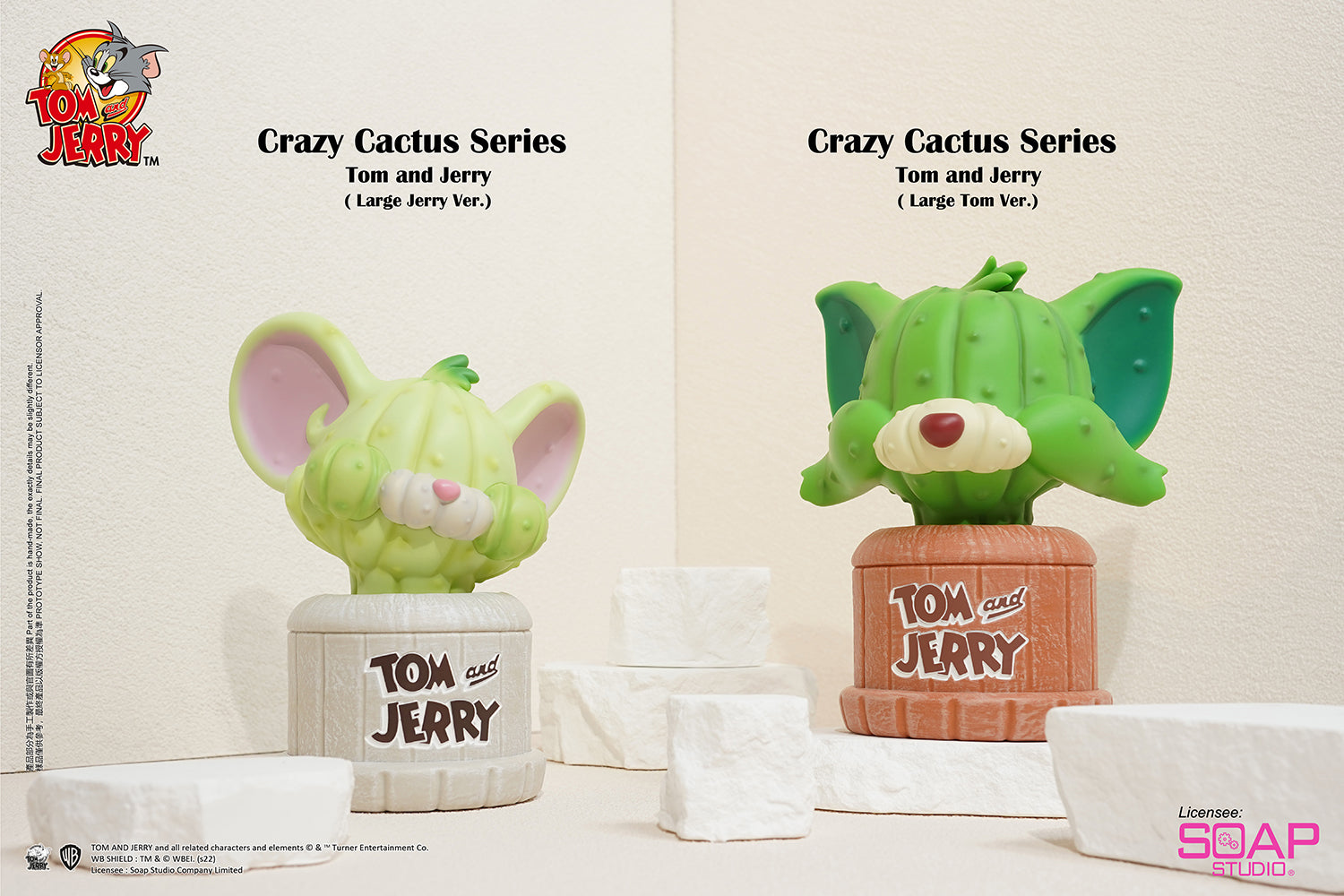 Soap Studio CA272 Tom and Jerry - Crazy Cactus Figure (Large Tom Ver.)