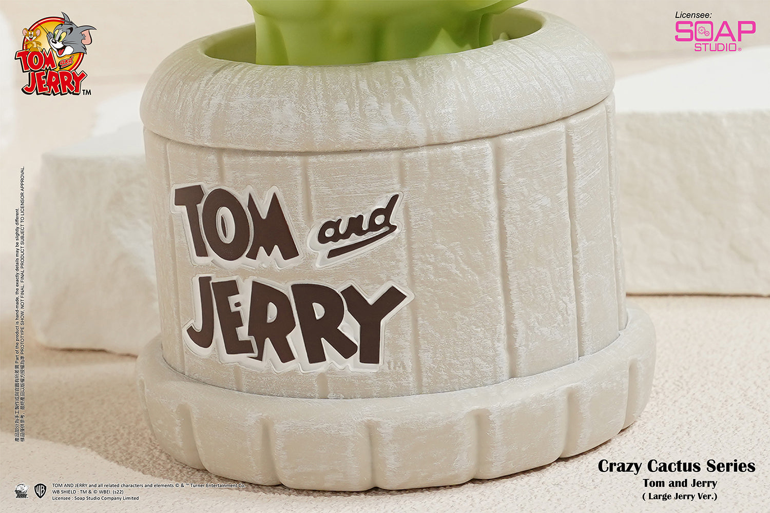 Soap Studio CA273  Tom and Jerry – Crazy Cactus Figure (Large Jerry Ver.)