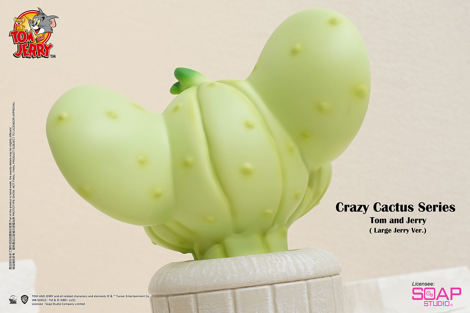 Soap Studio CA273  Tom and Jerry – Crazy Cactus Figure (Large Jerry Ver.)