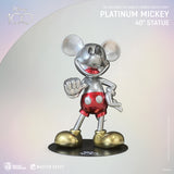 Beast Kingdom MC-080 Disney 100 Years of Wonder Master Craft Platinum Mickey 40" Master Craft Figure Statue
