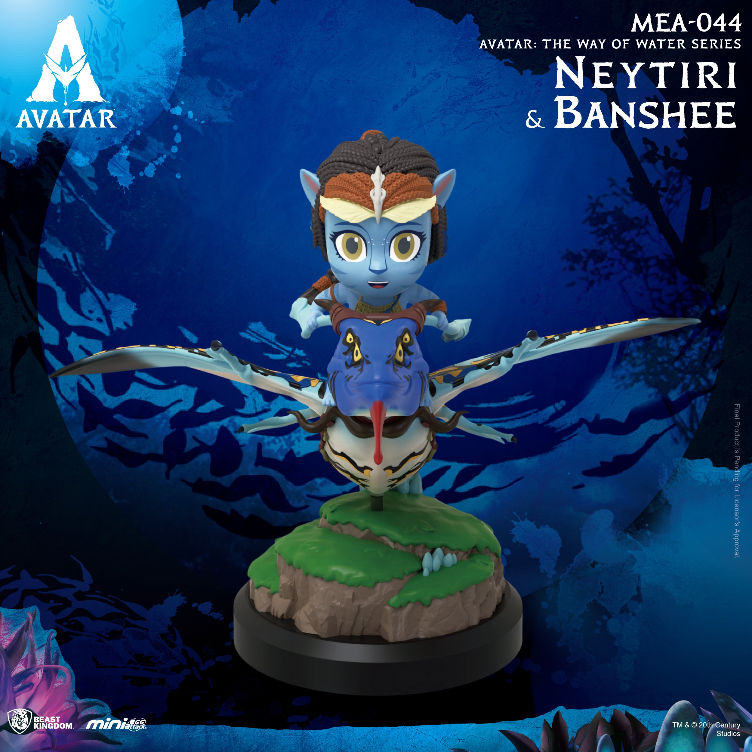 Beast Kingdom MEA-044 Disney Avatar: The Way Of Water Series Neytiri & Banshee Mini Egg Attack Figure