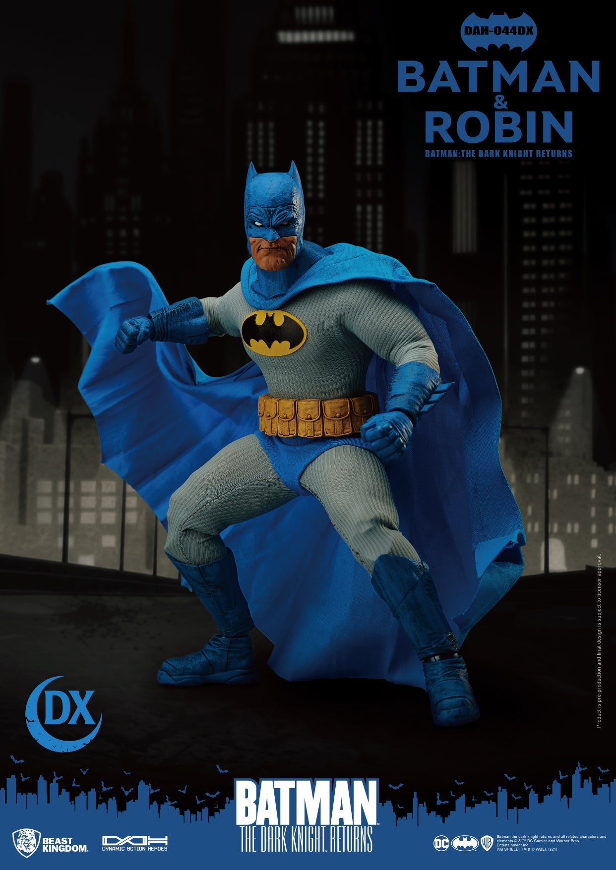 Beast Kingdom DAH-044DX DC Comics Batman The Dark Knight Returns: Batman & Robin Dynamic 8ction Heroes Action Figure