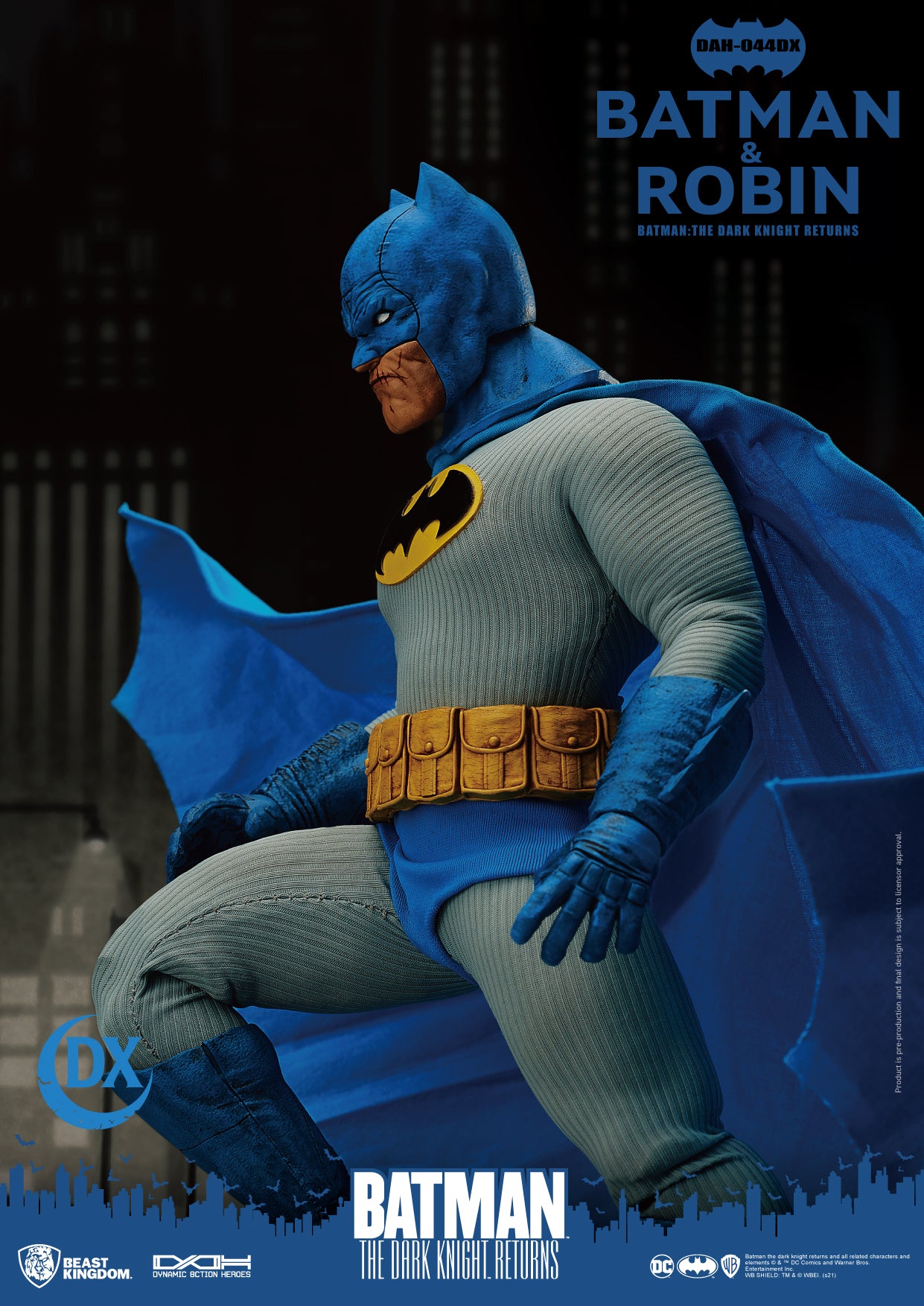Beast Kingdom DAH-044DX DC Comics Batman The Dark Knight Returns: Batman & Robin Dynamic 8ction Heroes Action Figure