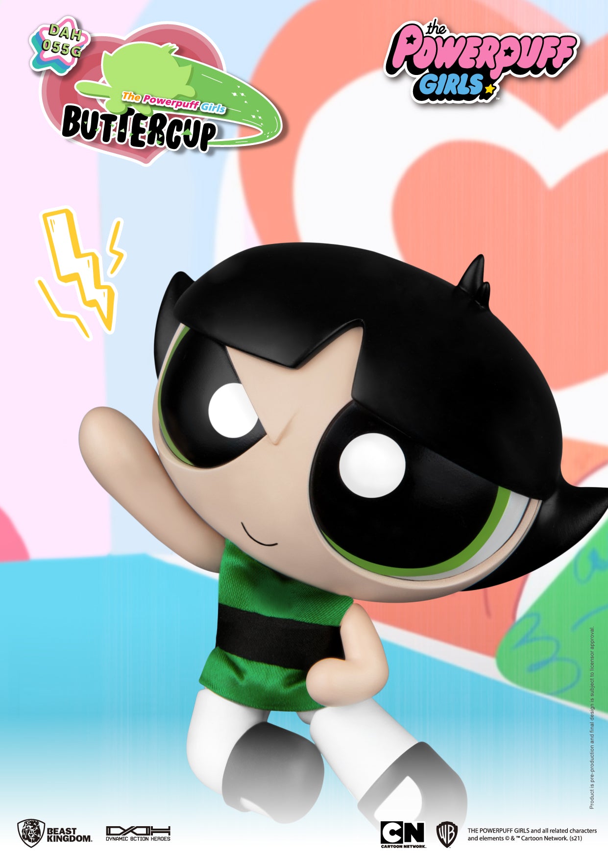 Beast Kingdom DAH-055G The Powerpuff Girl Buttercup 1:9 Scale Dynamic 8ction Heroes Action Figure
