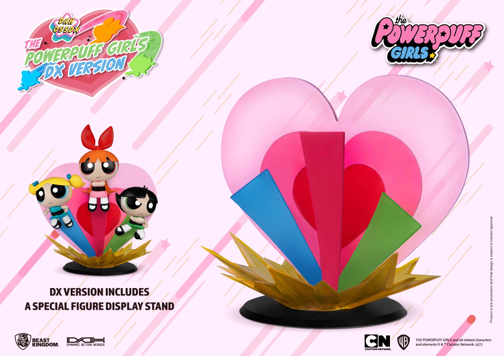 Beast Kingdom DAH-055DX The Powerpuff Girl 1:9 Scale Dynamic 8ction Heroes Action Figure
