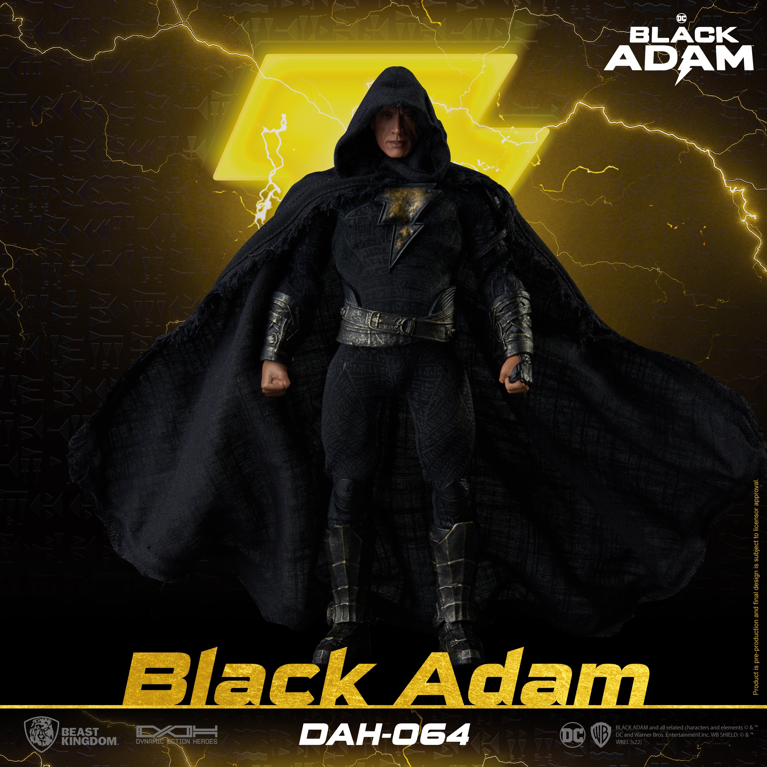 Beast Kingdom DAH-064 DC Black Adam 1:9 Scale Dynamic 8ction Heroes Action Figure