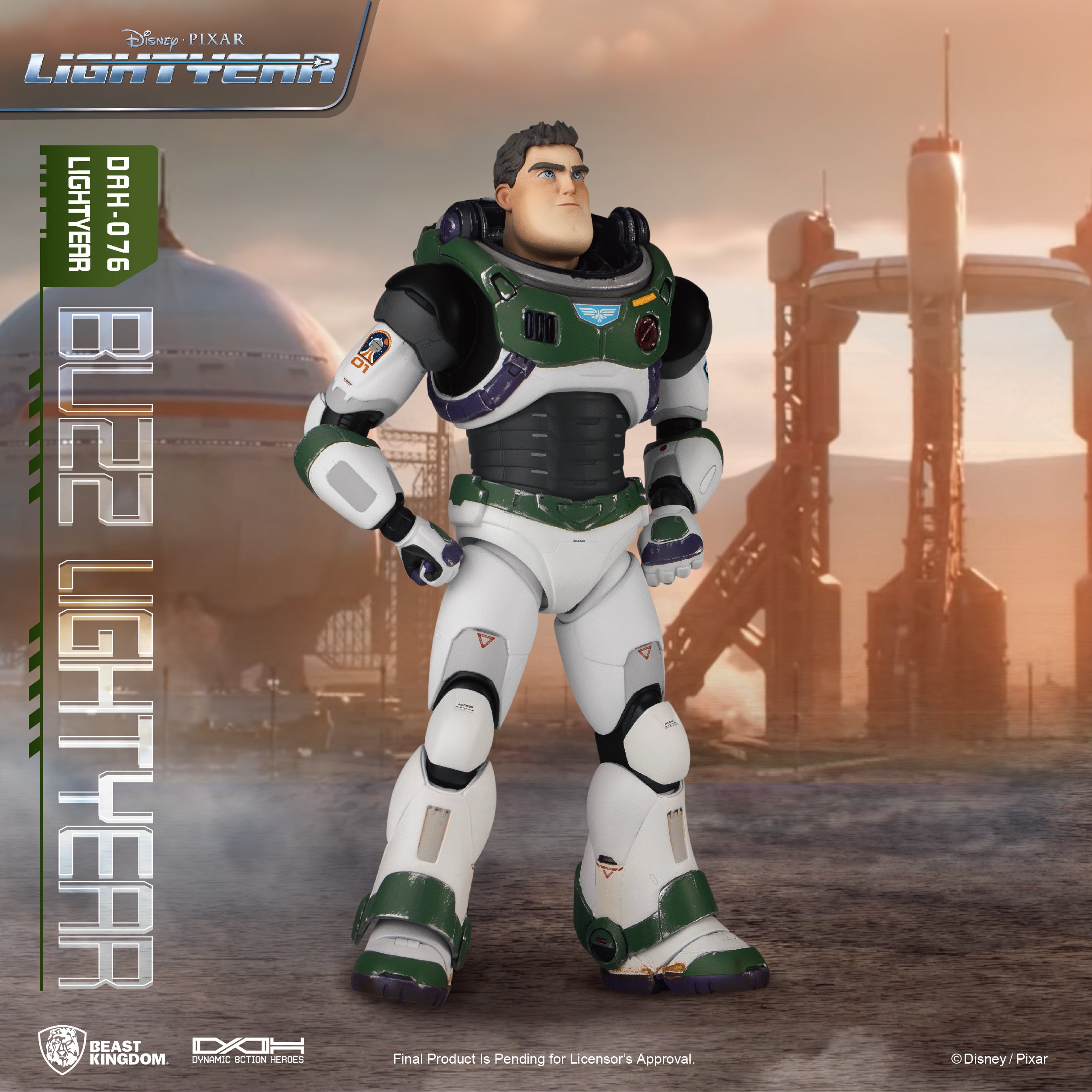 Beast Kingdom DAH-076 Disney Pixar Toy Story: Lightyear Buzz Lightyear Alpha Suit 1:9 Scale Dynamic 8ction Heroes Action Figure
