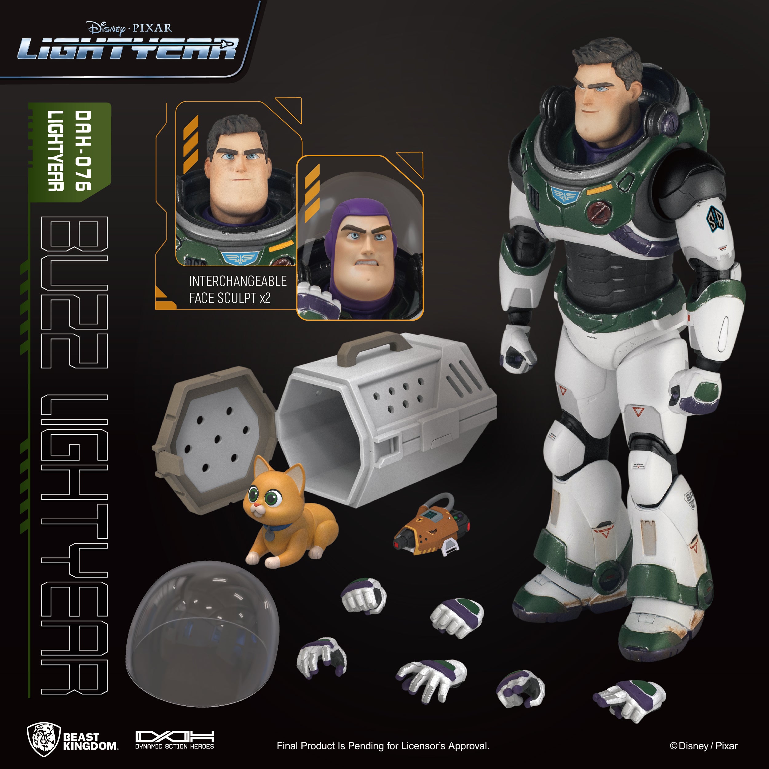 Beast Kingdom DAH-076 Disney Pixar Toy Story: Lightyear Buzz Lightyear Alpha Suit 1:9 Scale Dynamic 8ction Heroes Action Figure