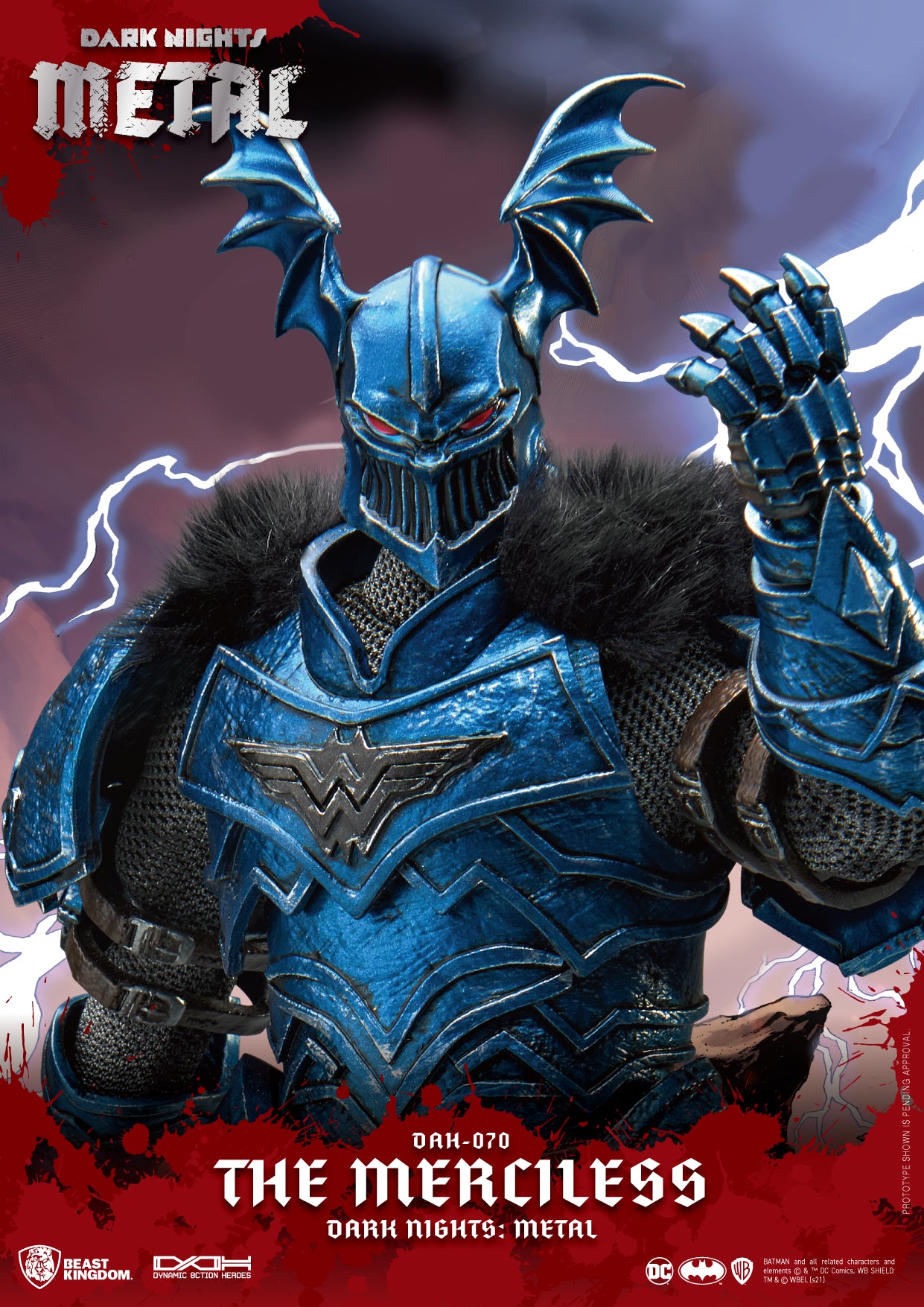 Beast Kingdom DAH-070 DC Batman Dark Night Death Metal: Batman The Merciless Dynamic 8ction Heroes Action Figure