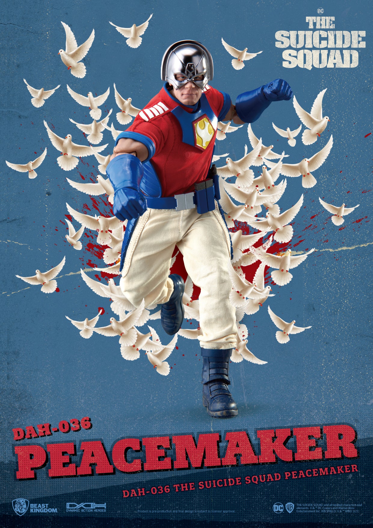 Beast Kingdom DAH-036 DC Comics The Suicide Squad: Peacemaker Dynamic 8ction Heroes Action Figure