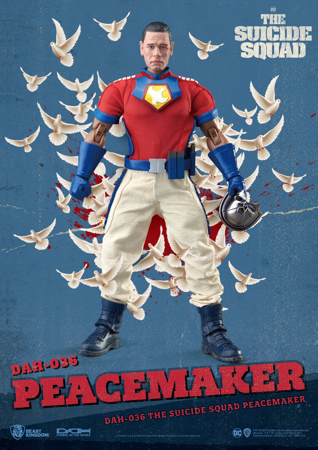 Beast Kingdom DAH-036 DC Comics The Suicide Squad: Peacemaker Dynamic 8ction Heroes Action Figure