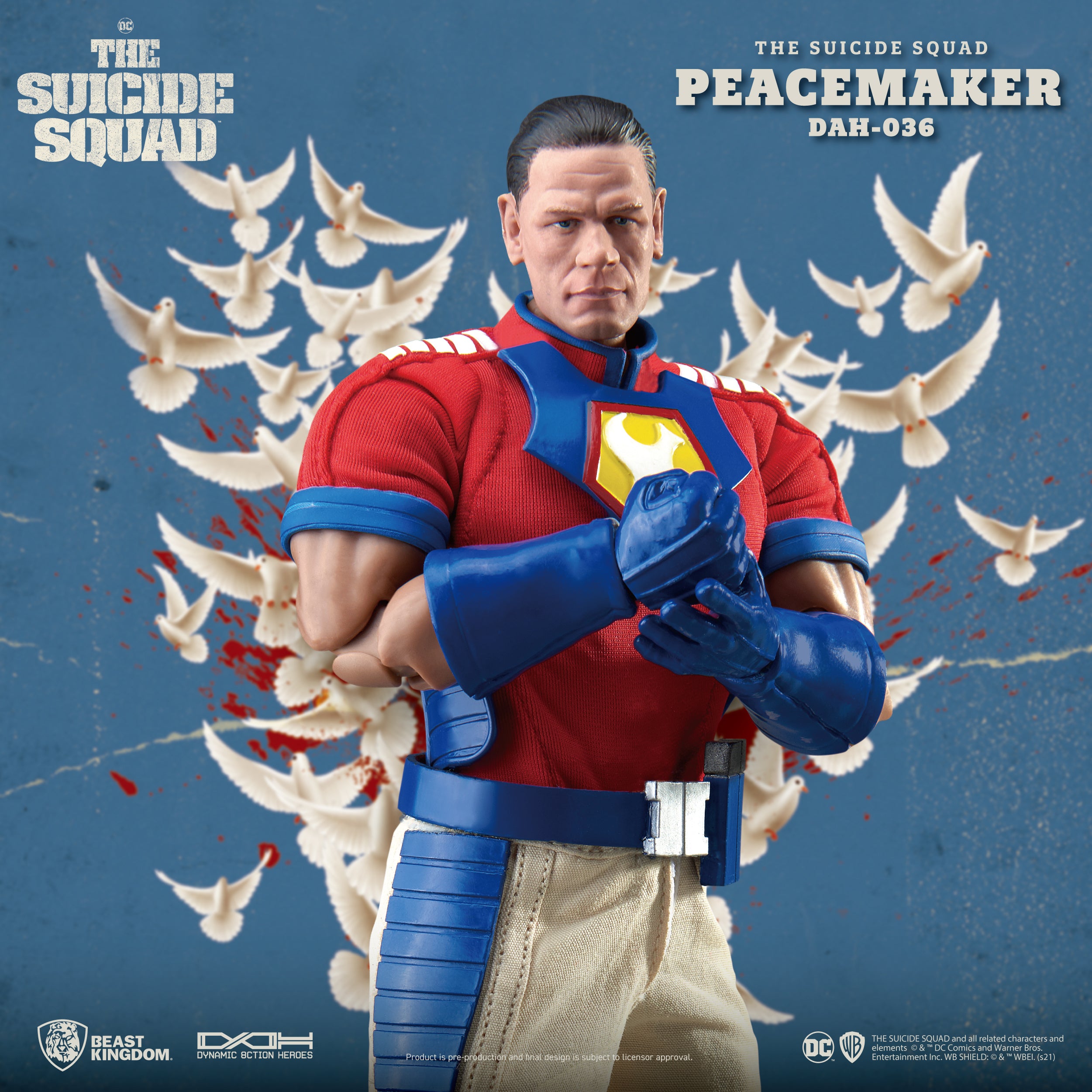Beast Kingdom DAH-036 DC Comics The Suicide Squad: Peacemaker Dynamic 8ction Heroes Action Figure