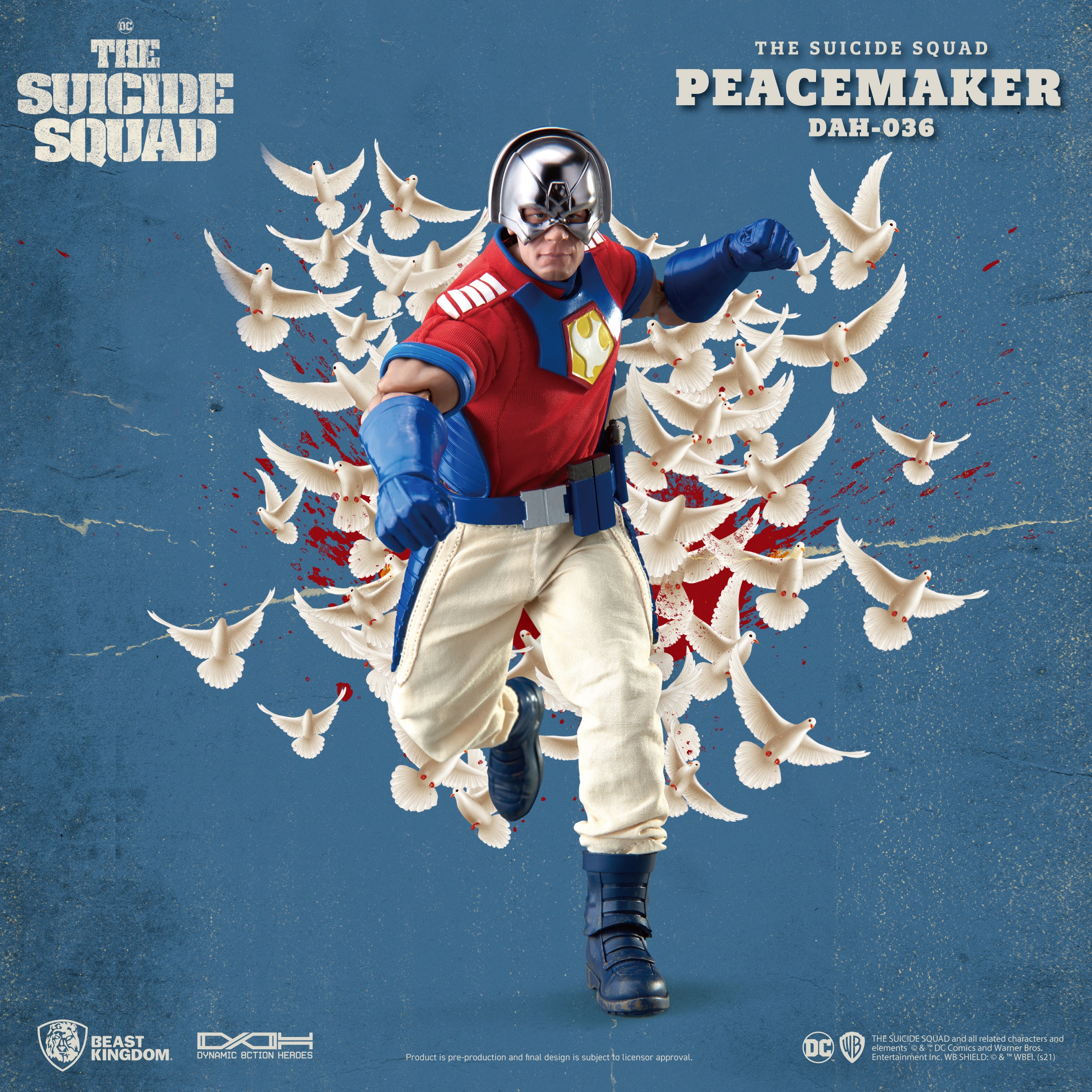 Beast Kingdom DAH-036 DC Comics The Suicide Squad: Peacemaker Dynamic 8ction Heroes Action Figure