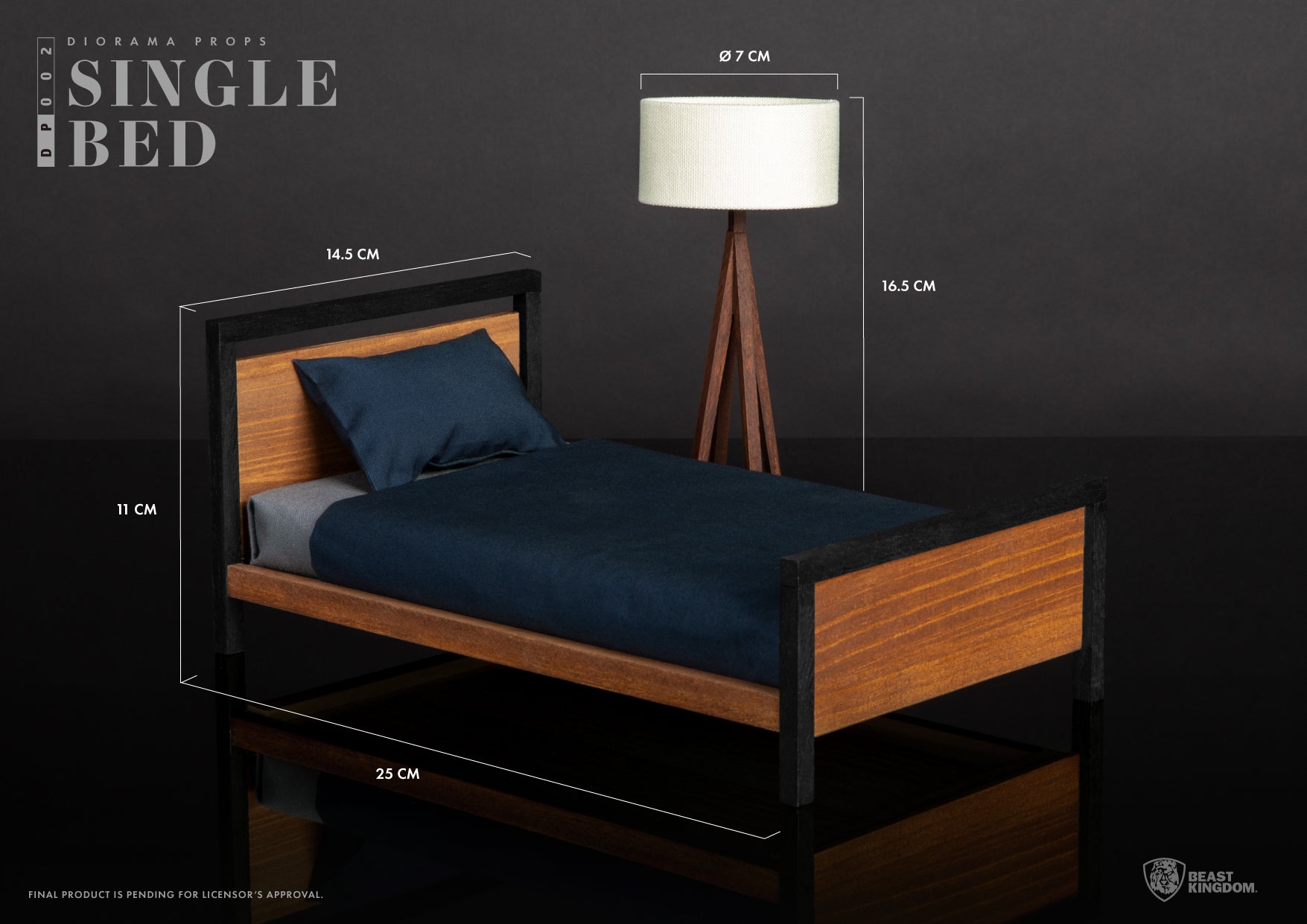 Beast Kingdom DP-002 Diorama Props: Single Bed Set