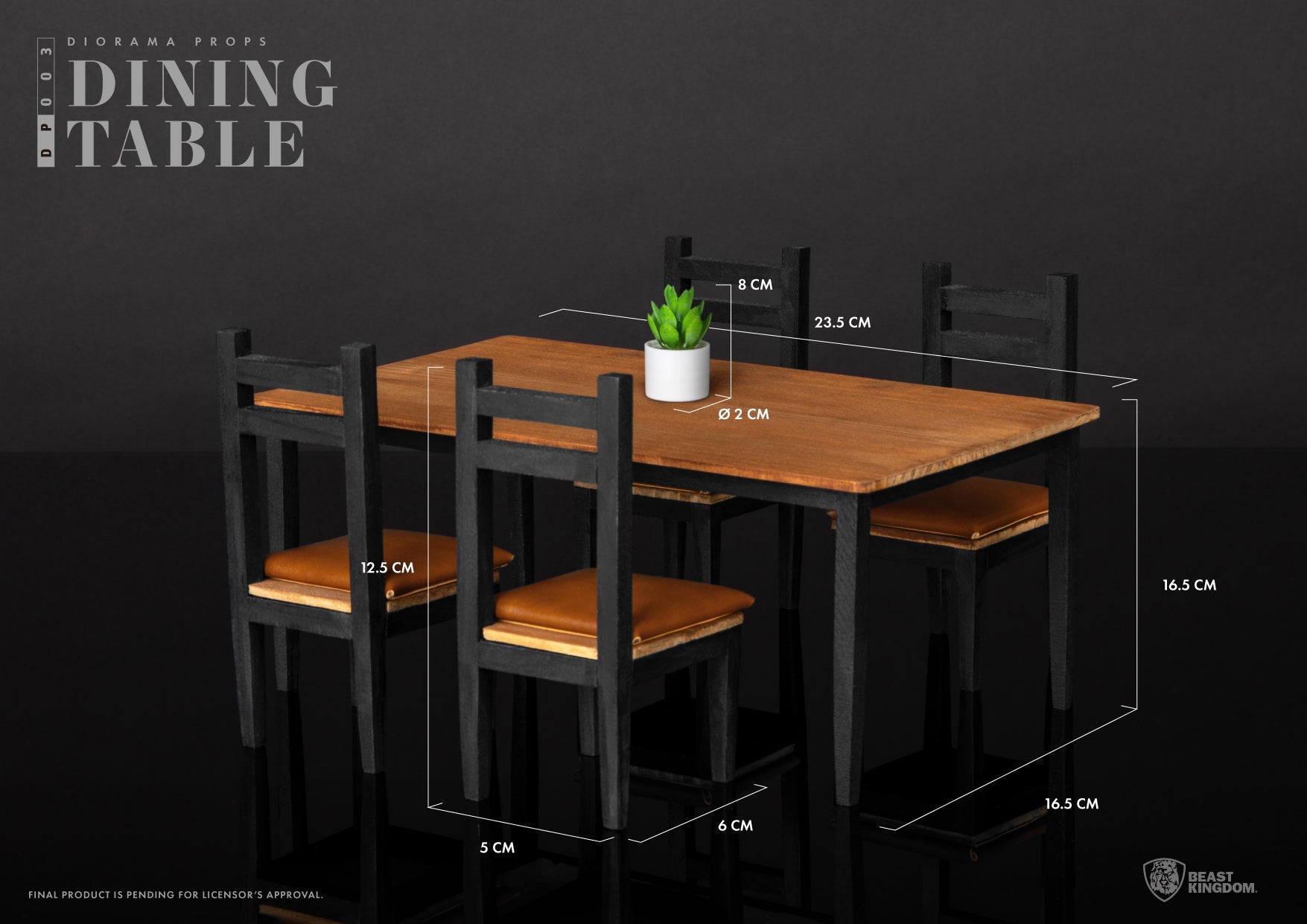 Beast Kingdom DP-003 Diorama Props: Dining Table Set