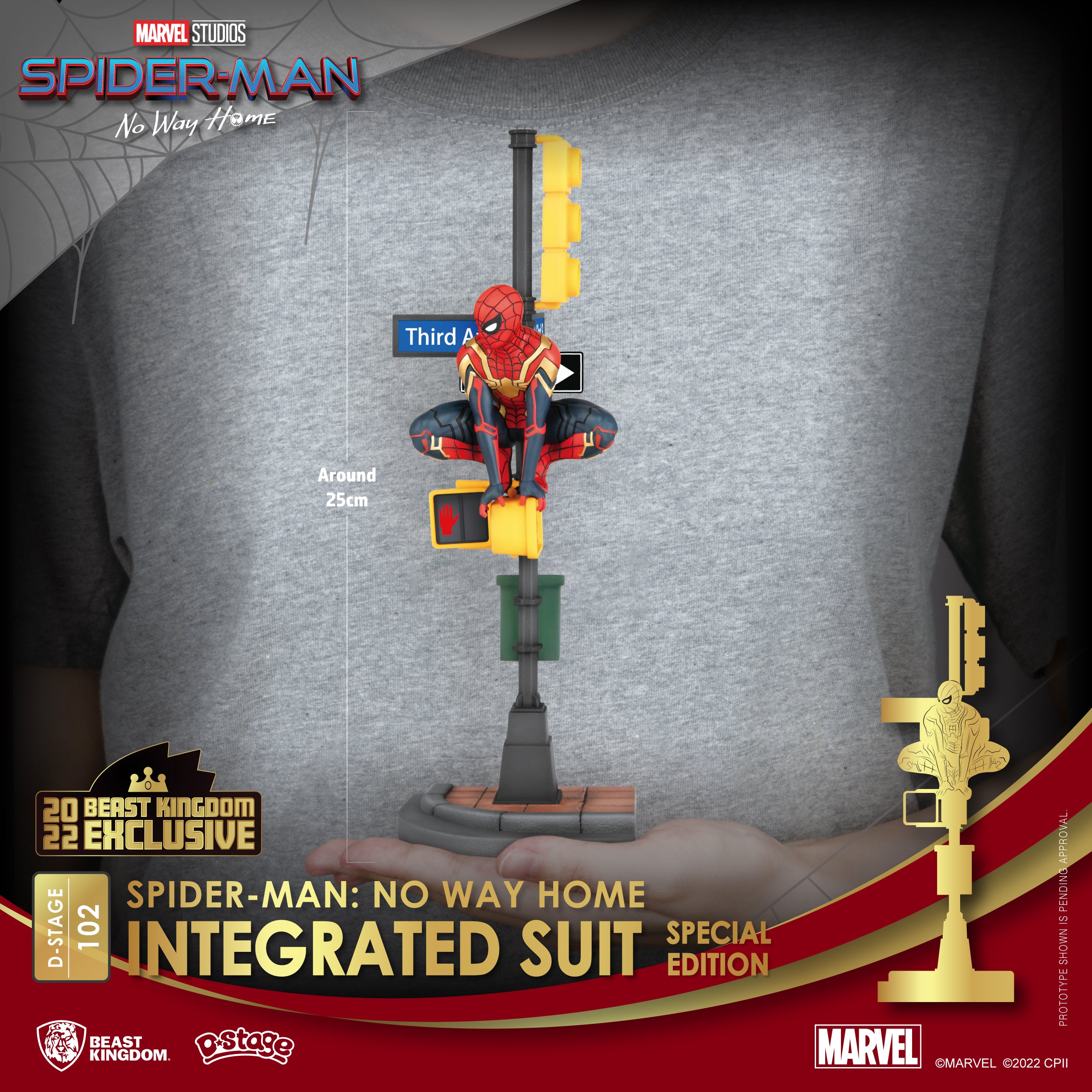 Beast Kingdom DS-101SP Marvel Spider-Man: No Way Home-Integrated Suit Special Edition Diorama Stage D-Stage Figure Statue