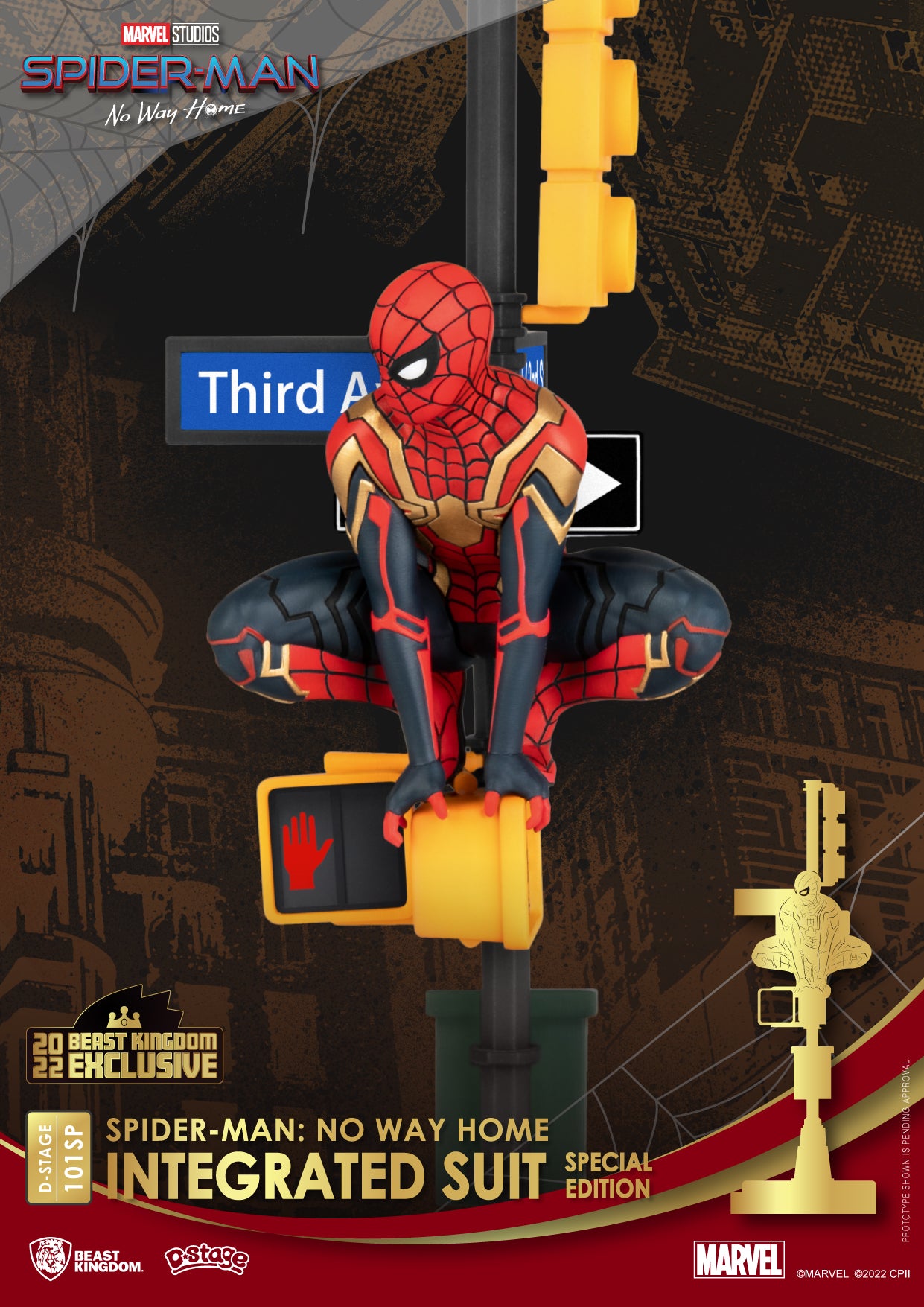 Beast Kingdom DS-101SP Marvel Spider-Man: No Way Home-Integrated Suit Special Edition Diorama Stage D-Stage Figure Statue