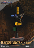 Beast Kingdom DS-102 Marvel Spider-Man: No Way Home Black and Gold Suit Diorama Stage D-Stage Figure Statue