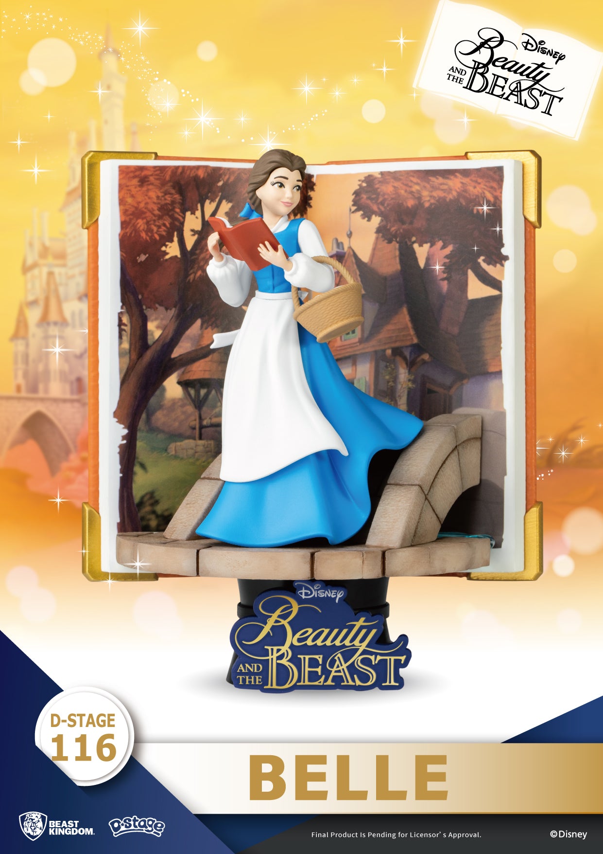 Beast Kingdom DS-116 Disney Story Book Series: Belle Diorama Stage D-Stage Figure Statue
