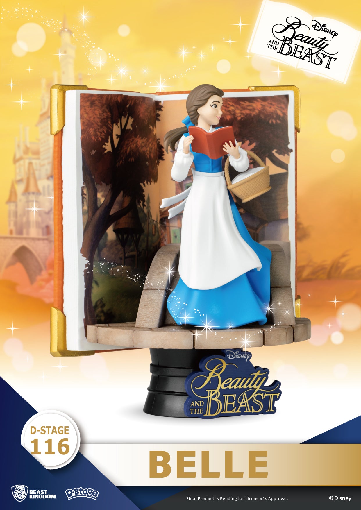 Beast Kingdom DS-116 Disney Story Book Series: Belle Diorama Stage D-Stage Figure Statue