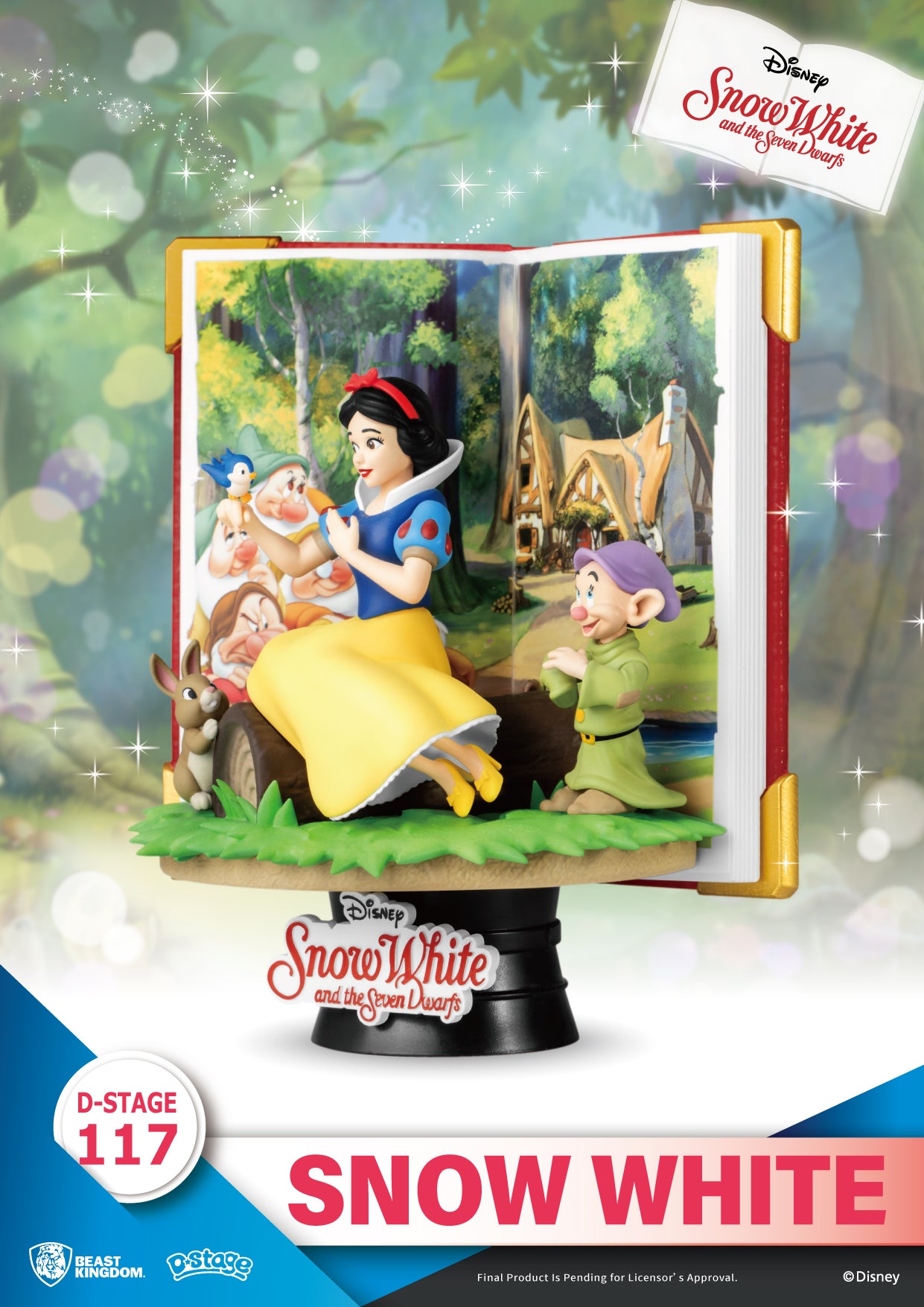 Beast Kingdom DS-117 Disney Story Book Series: Snow White Diorama Stage D-Stage Figure Statue