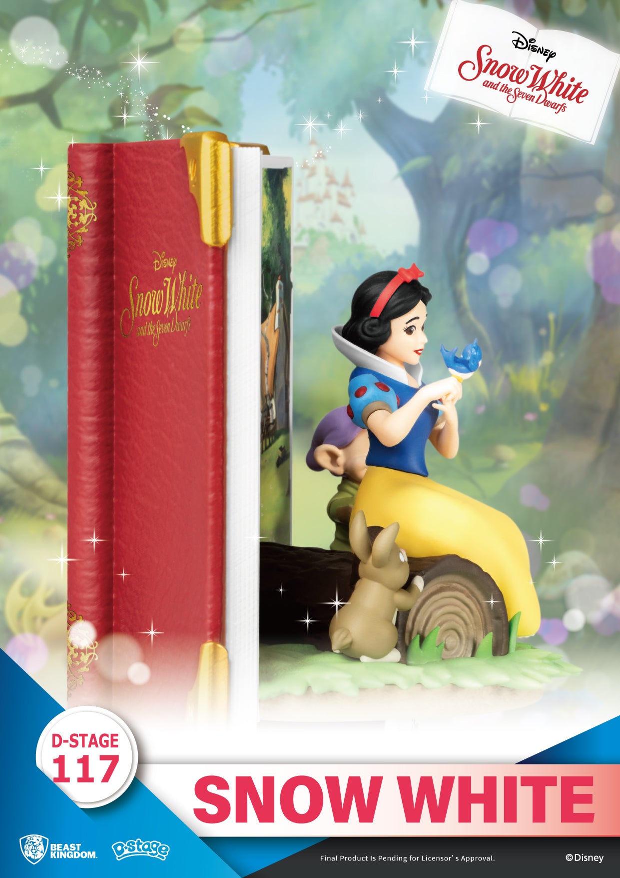 Beast Kingdom DS-117 Disney Story Book Series: Snow White Diorama Stage D-Stage Figure Statue