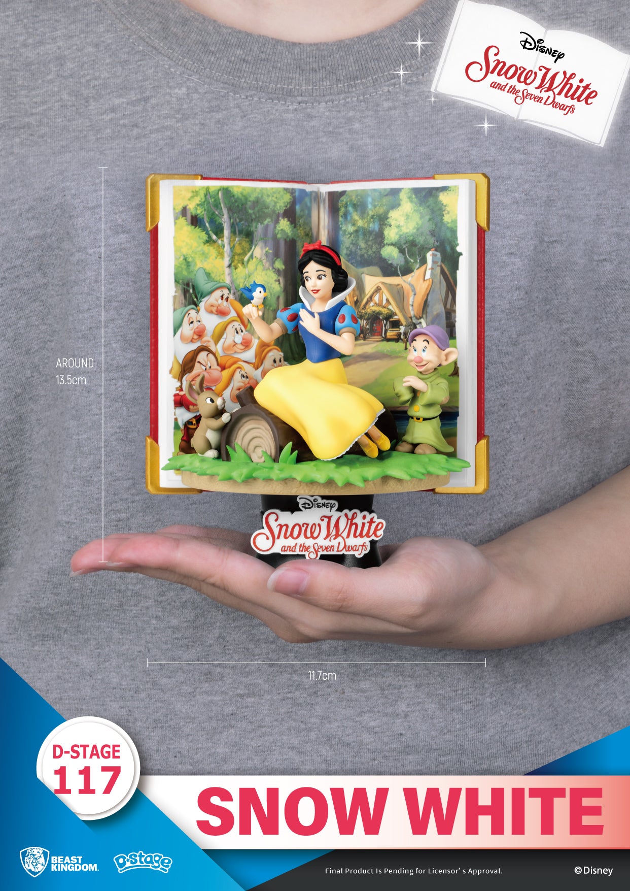 Beast Kingdom DS-117 Disney Story Book Series: Snow White Diorama Stage D-Stage Figure Statue