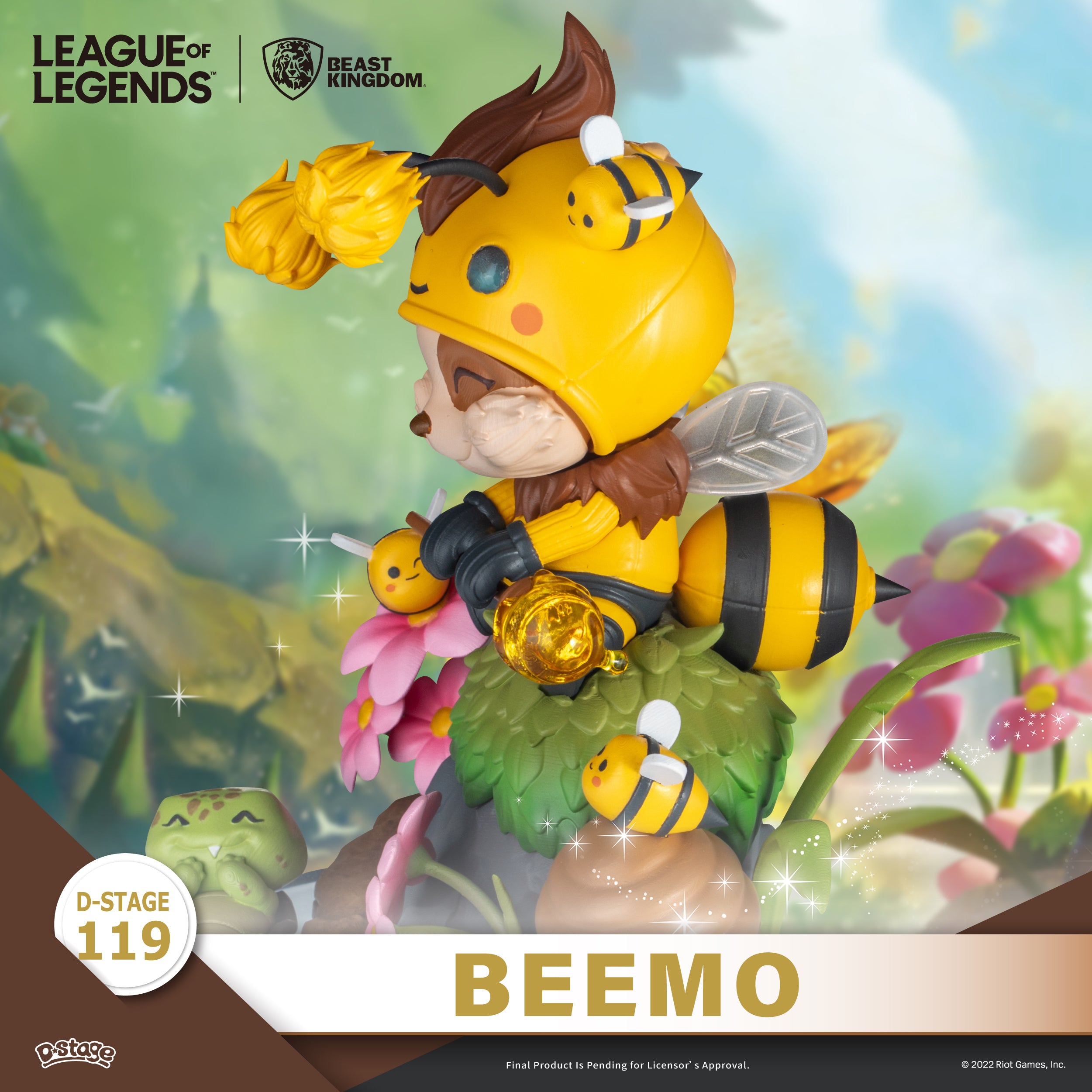 Beast Kingdom DS-119 League of Legends-Beemo & BZZZiggs Set Diorama Stage D-Stage Figure Statue