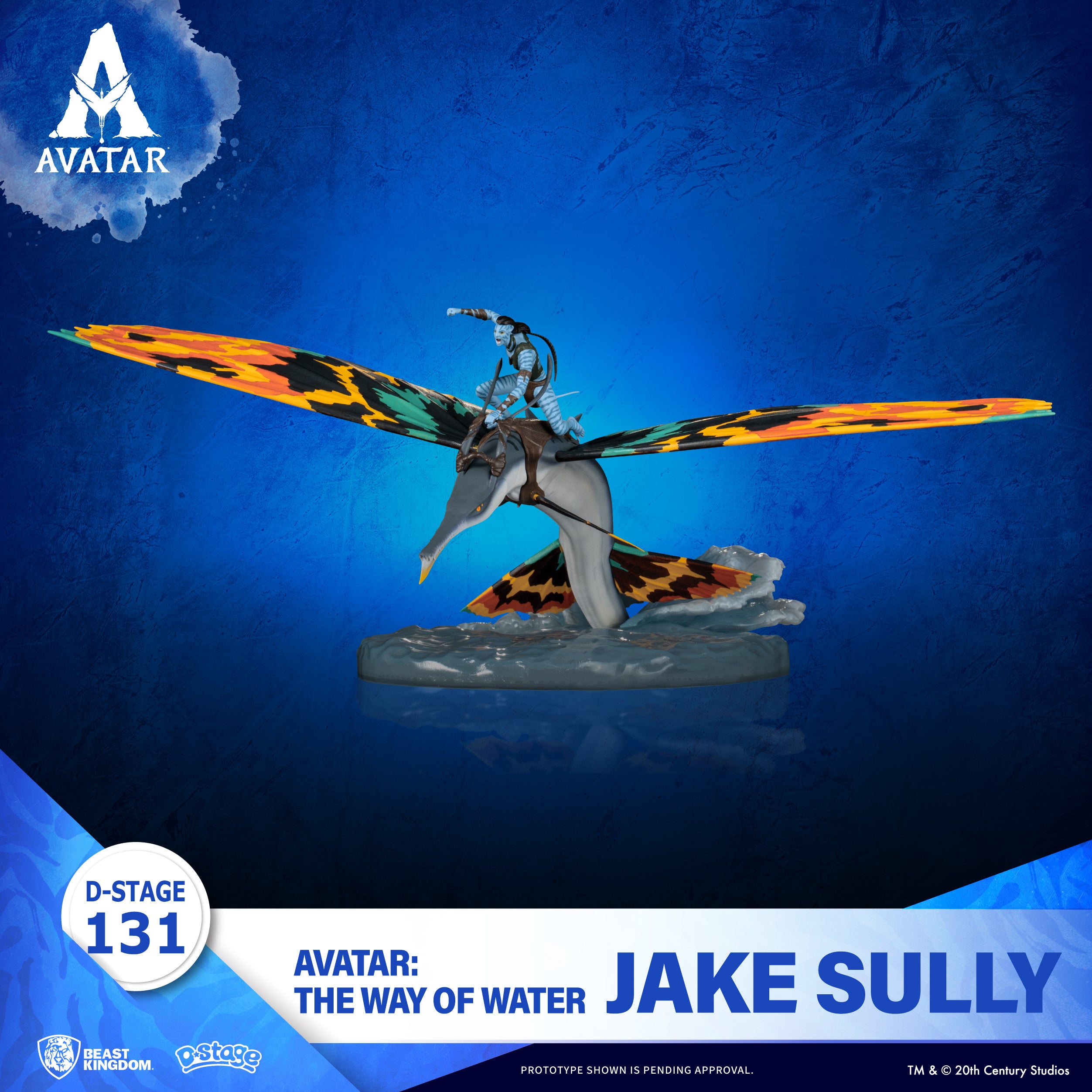 Beast Kingdom DS-131 Disney Pixar Avatar: The Way Of Water - Jake Sully Diorama Stage D-Stage Figure Statue