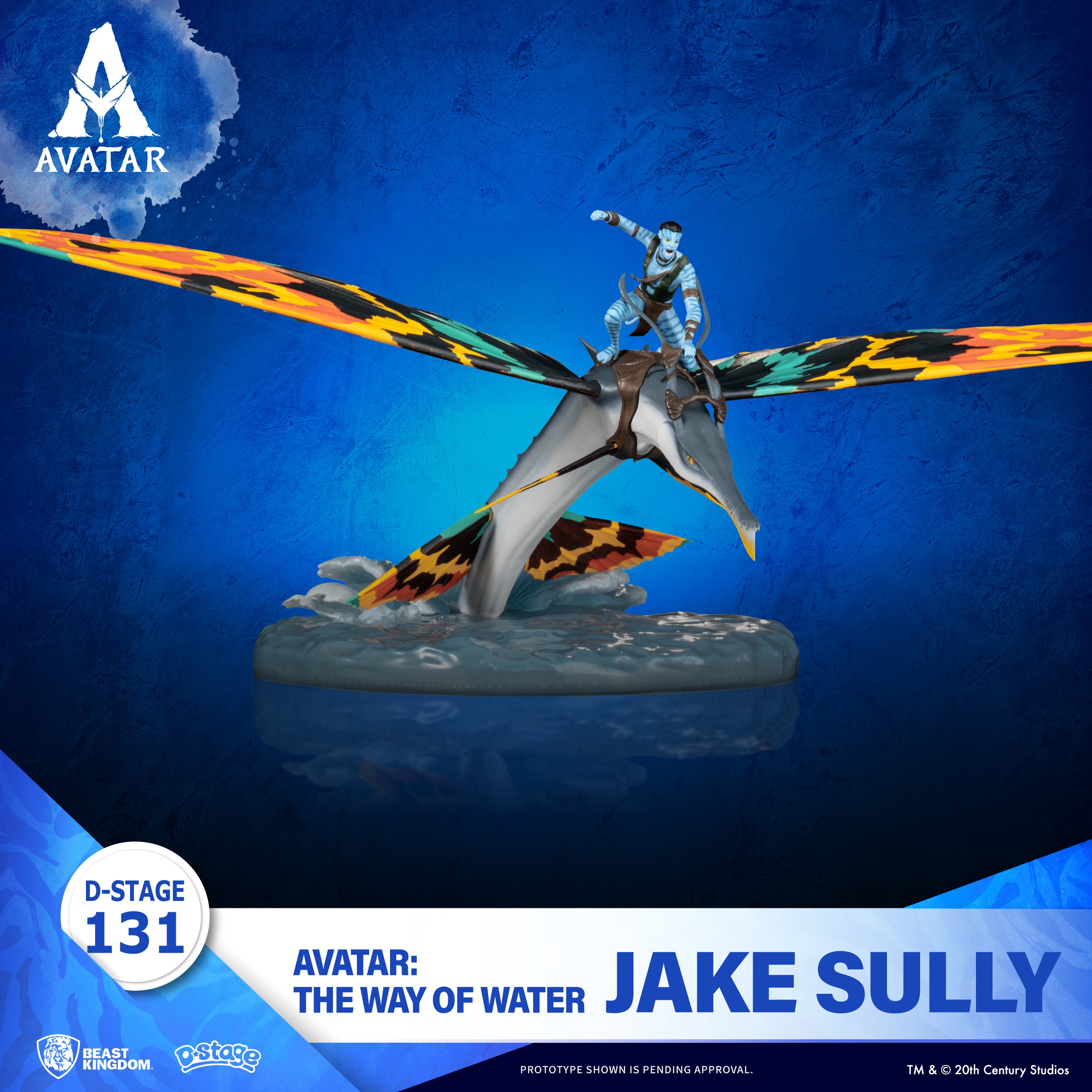 Beast Kingdom DS-131 Disney Pixar Avatar: The Way Of Water - Jake Sully Diorama Stage D-Stage Figure Statue