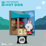 Beast Kingdom DS-105 Line Friends - Hot Dog Diorama Stage D-Stage Figure Statue