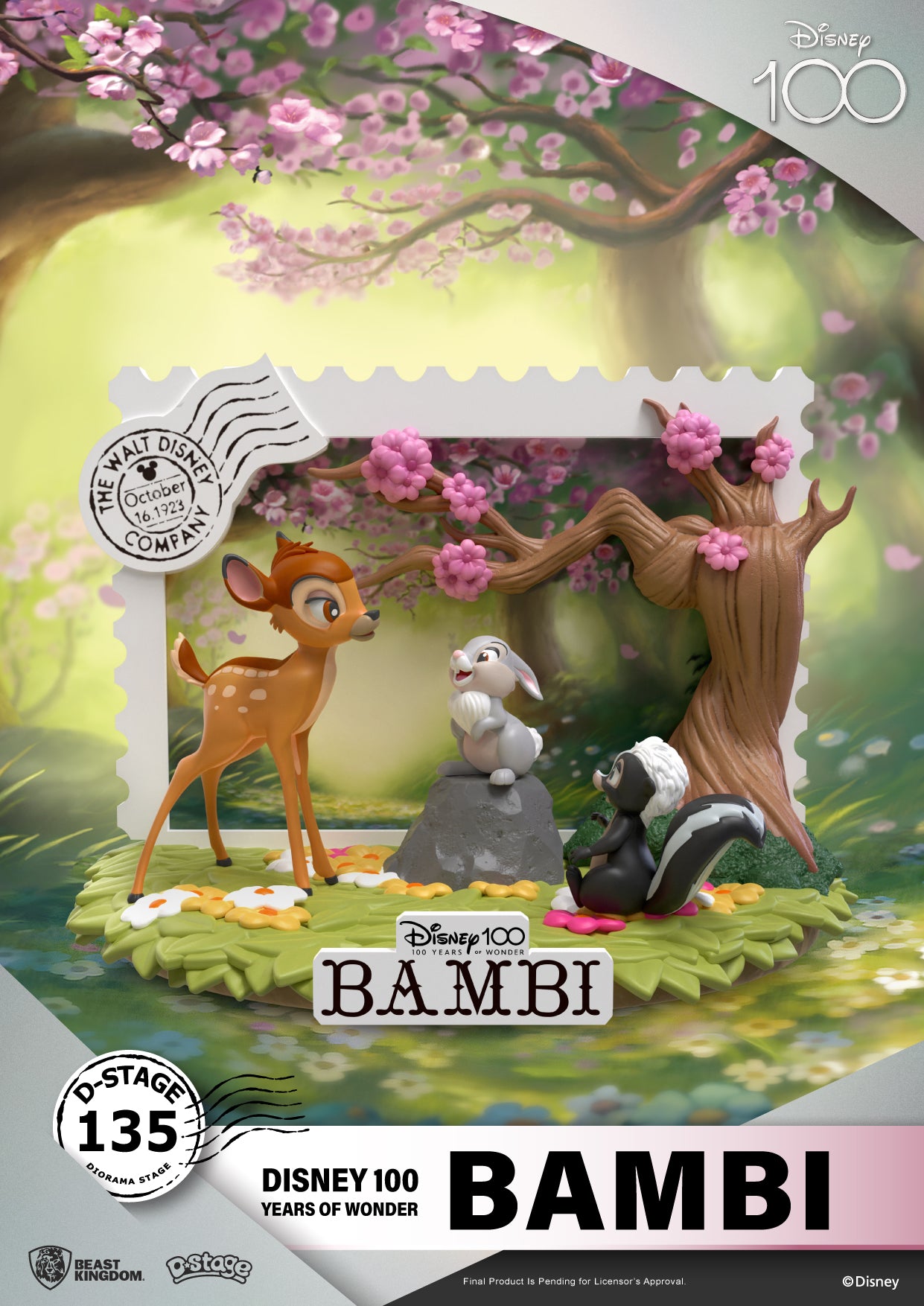 Beast Kingdom DS-135 Disney 100 Years of Wonder-Bambi Diorama Stage D-Stage Figure Statue