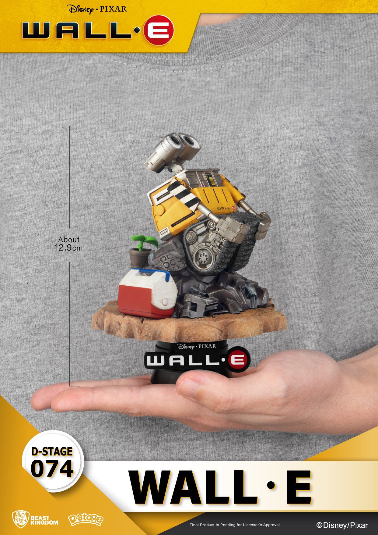 Beast Kingdom DS-074 Disney PIXAR WALL-E Diorama Stage D-Stage Figure Statue